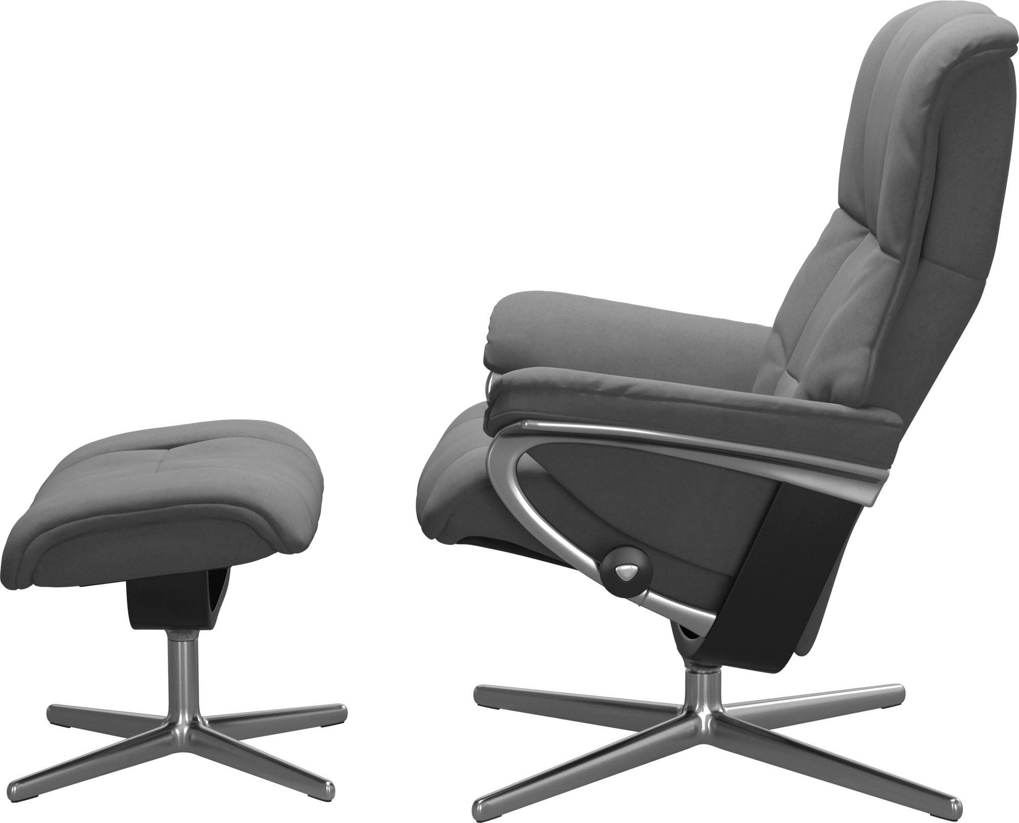 Stressless® Relaxsessel »Mayfair«, mit Cross Base, Größe S, M & L, Holzakzent Schwarz