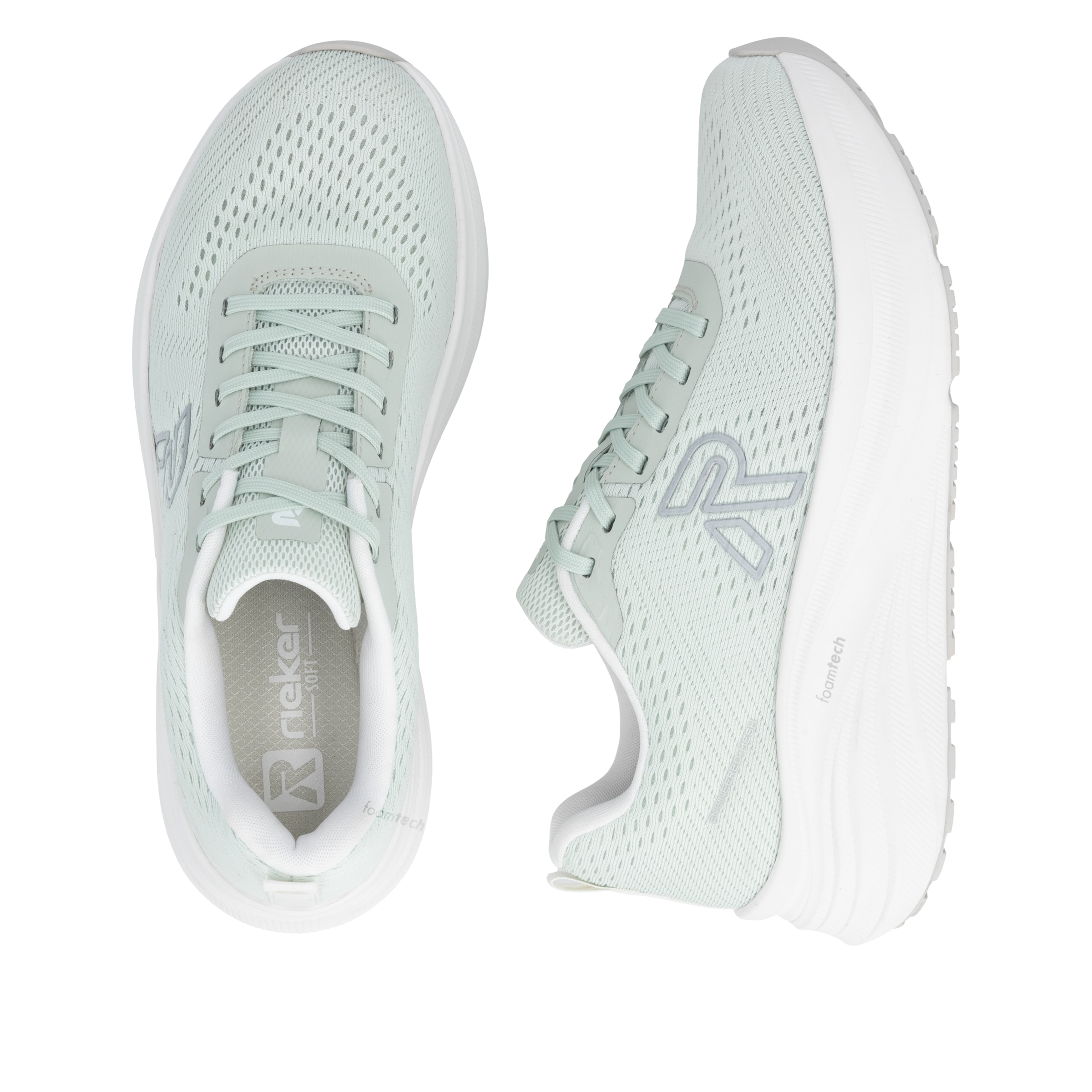 RIEKER Sport Plateausneaker  Freizeitschuh, Halbschuh, Schnürer mit leichter Laufsohle