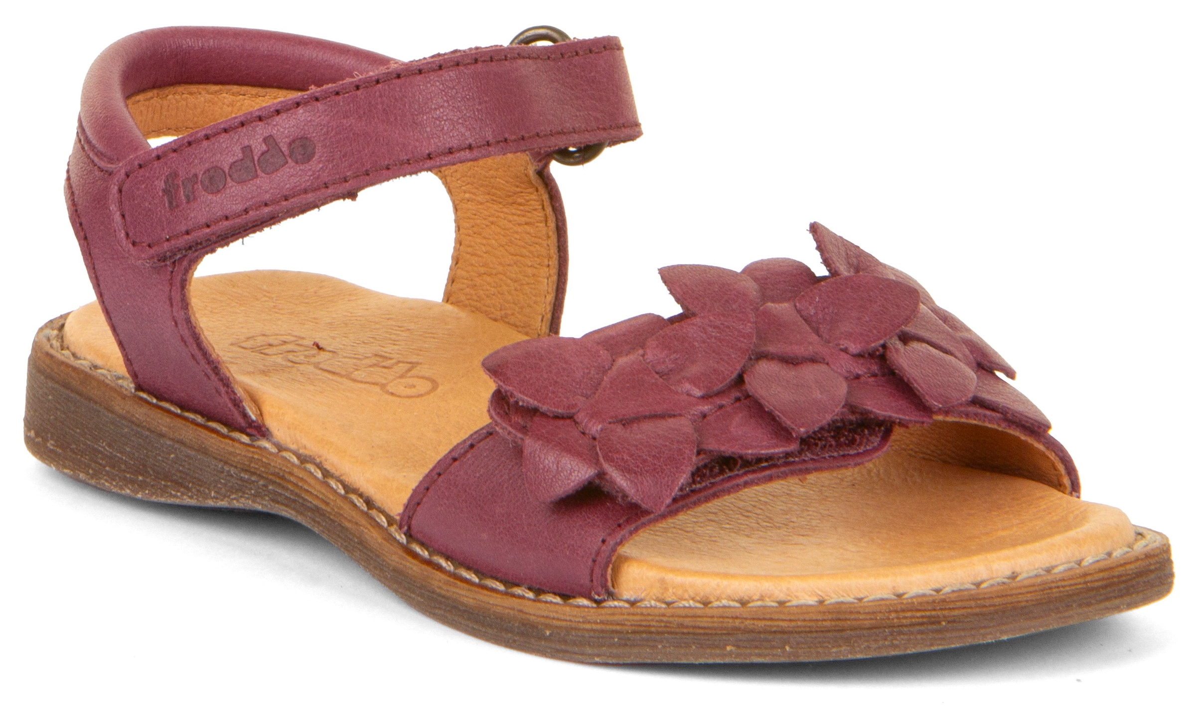 Sandale »Lore Flowers«, Sommerschuh, Klettschuh, Sandalette, mit zwei Klettverschlüsse