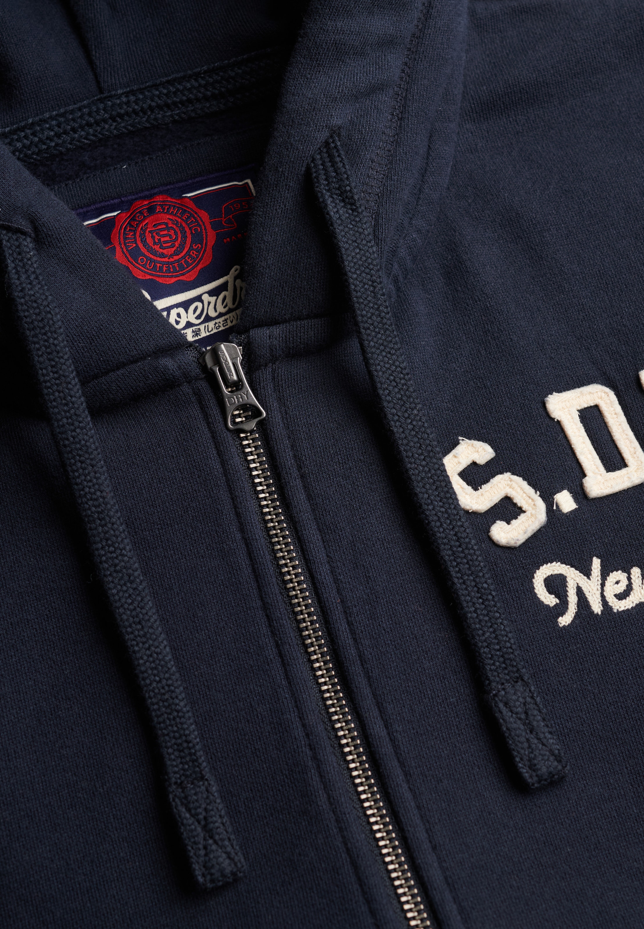 Superdry Kapuzensweatjacke »VINTAGE ATHLETIC ZIPHOOD«