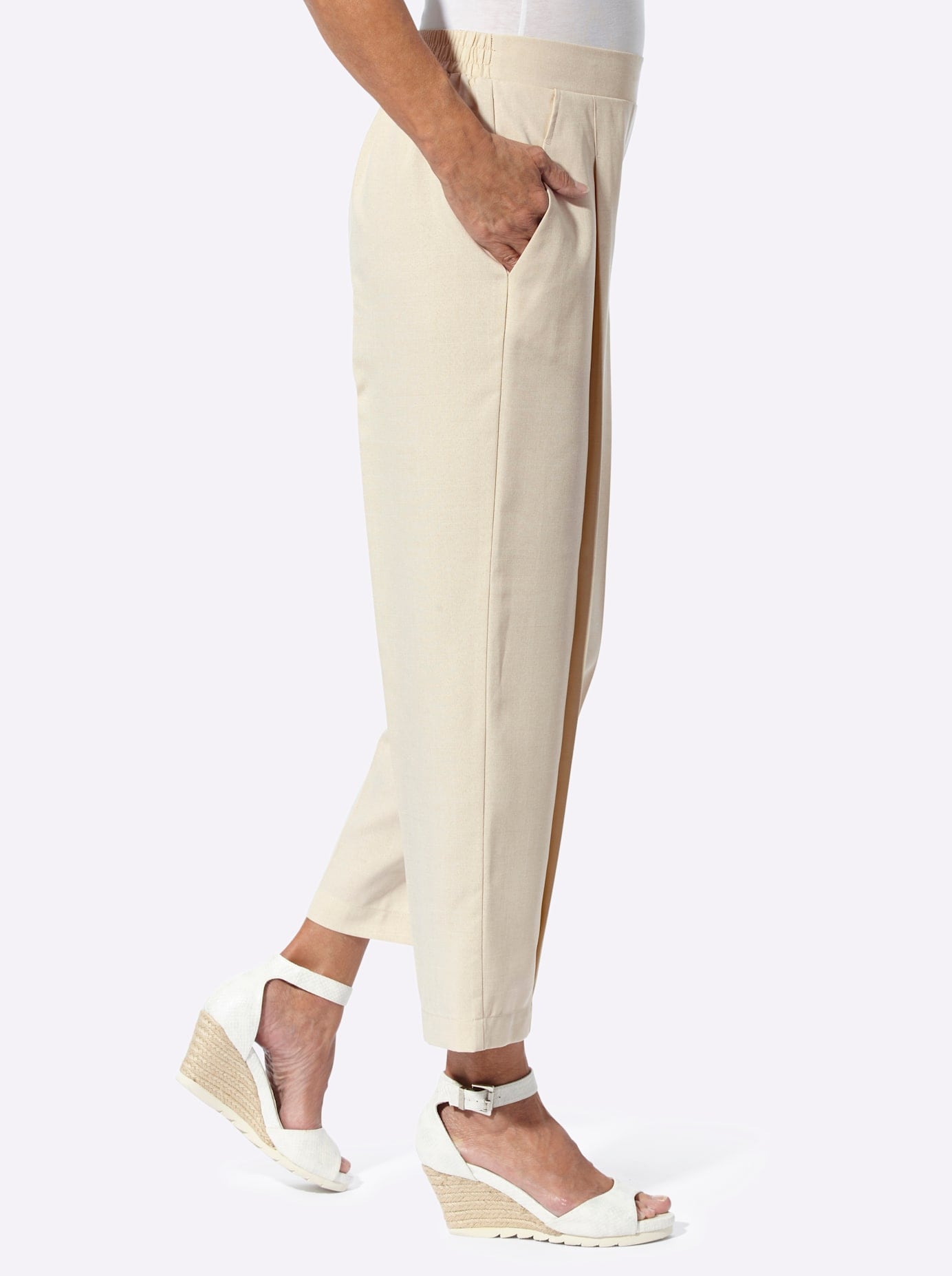 Classic Basics Bundfaltenhose