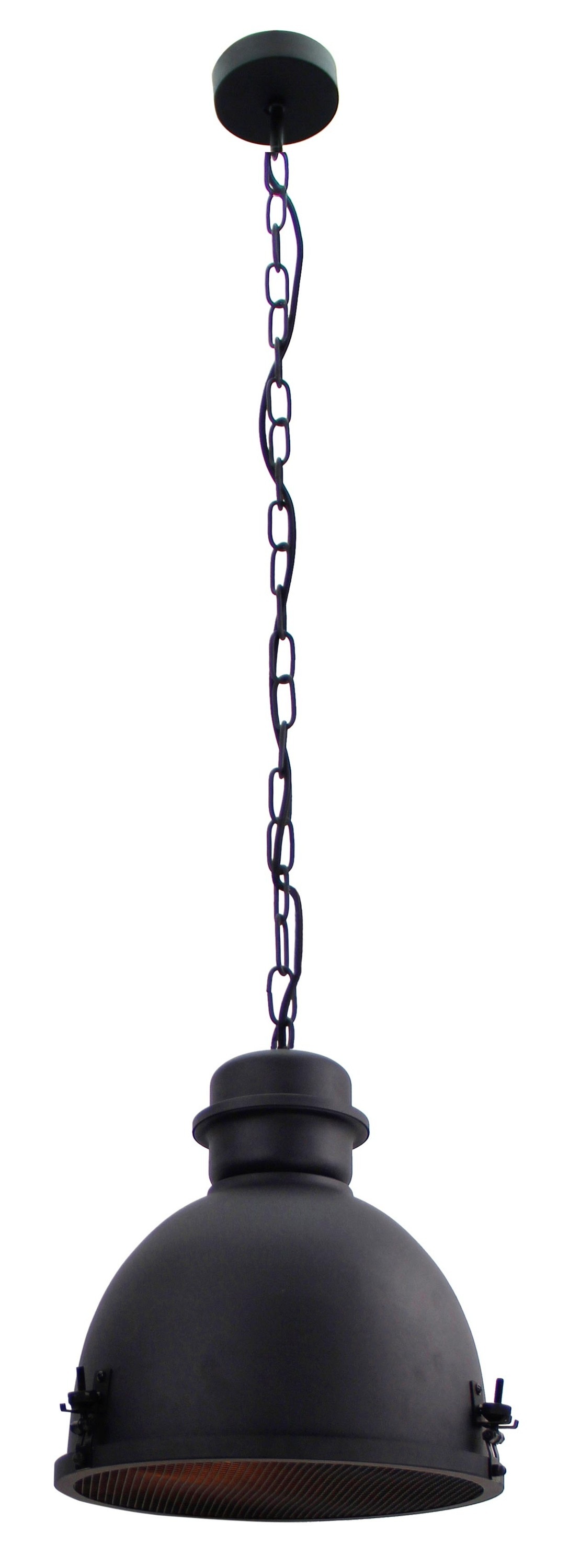 Brilliant Leuchten Deckenleuchten, E27, Kiki Pendelleuchte 35cm schwarz korund
