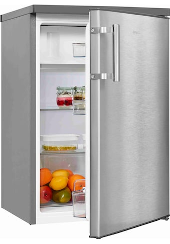 exquisit Kühlschrank »KS16-4-H-010D«, KS16-4-H-010D inoxlook, 85 cm hoch, 56 cm breit kaufen