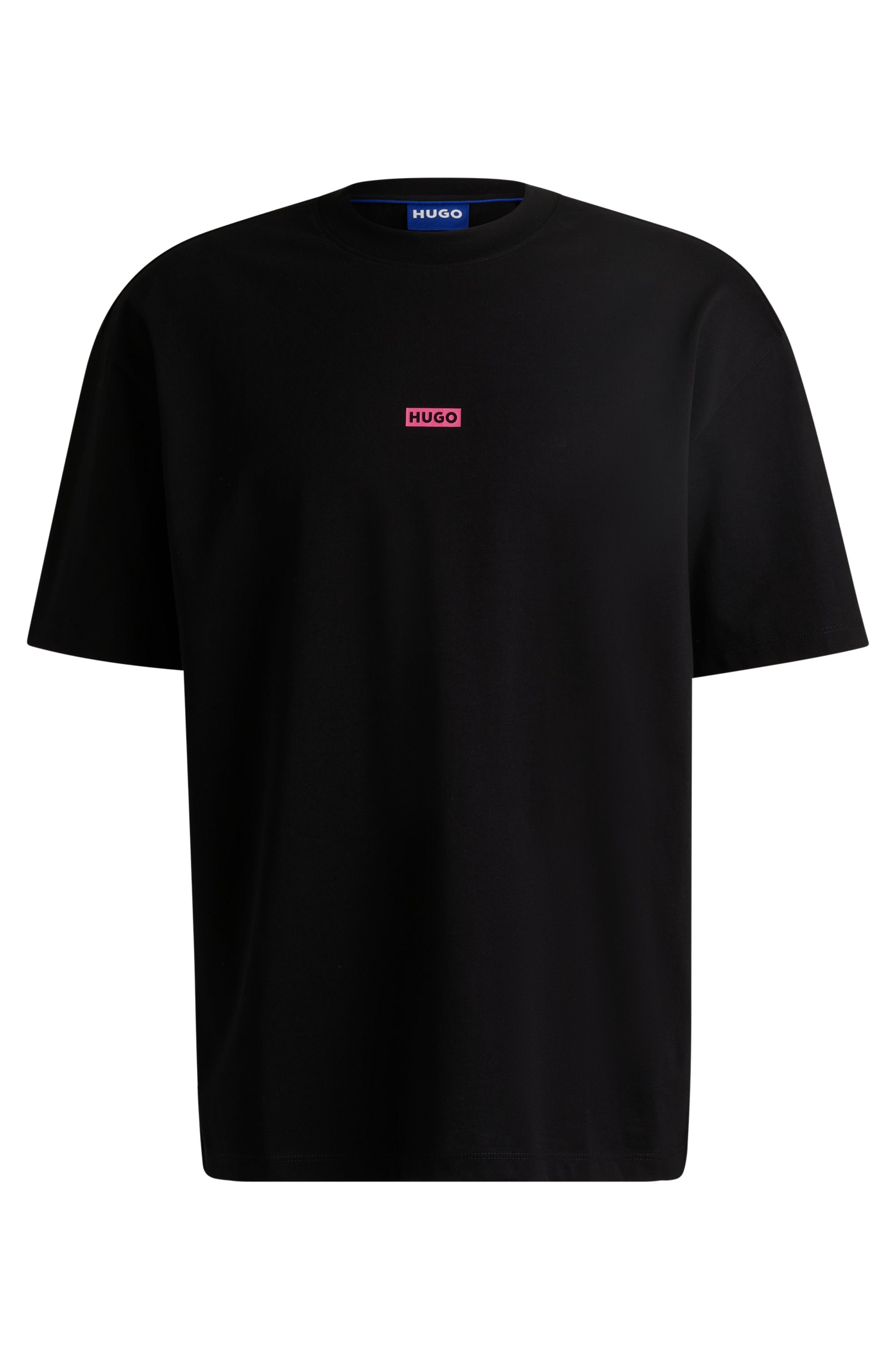 HUGO Blue T-Shirt »Nalono«, mit Logodruck, Oversized Look mit Backprint
