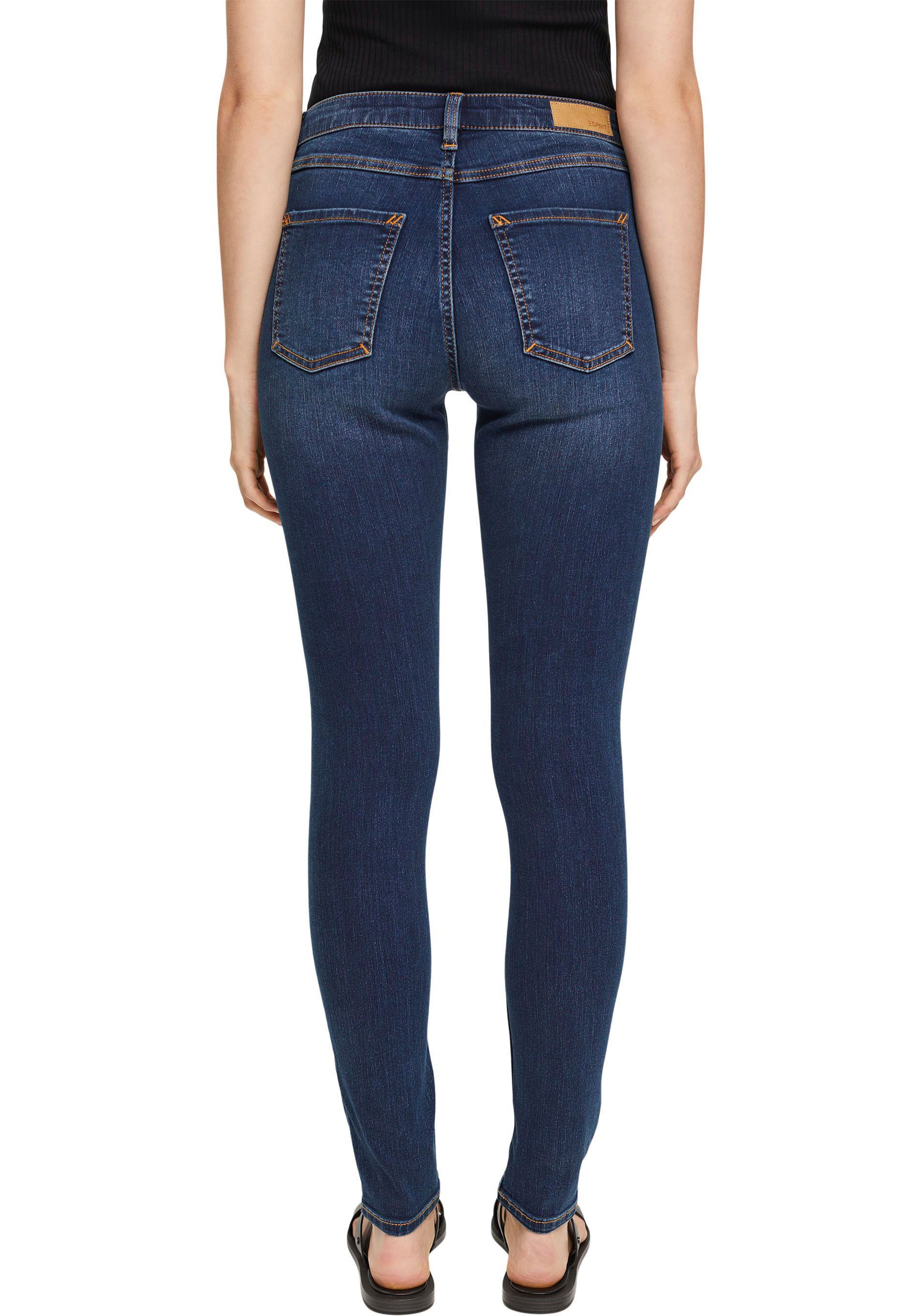 Esprit Skinny-fit-Jeans, mit Reißverschluss an der Coin Pocket