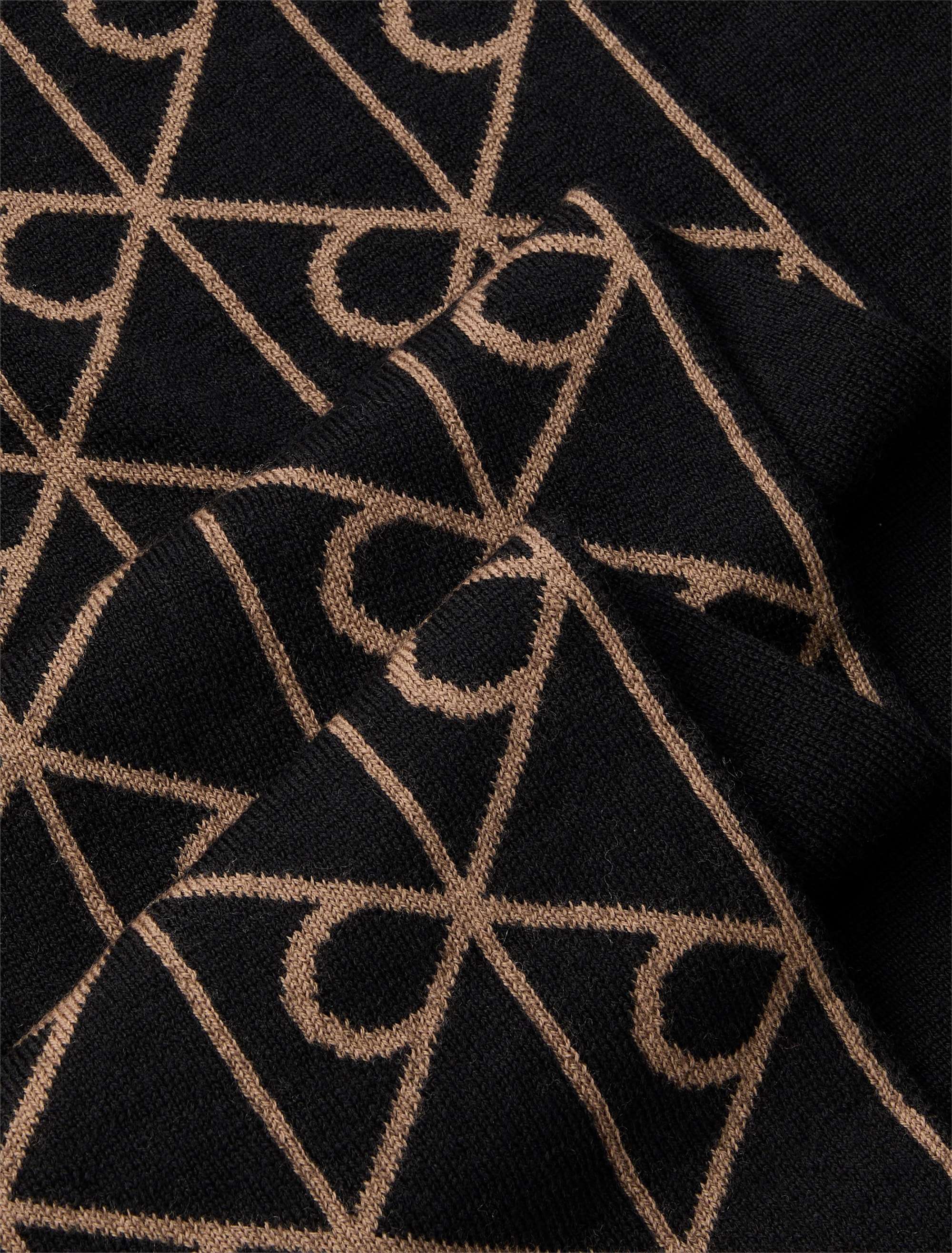 Calvin Klein Modetuch »EMBLEM REVERSIBLE WOOL HW SCARF« Perfekt für den Alltag