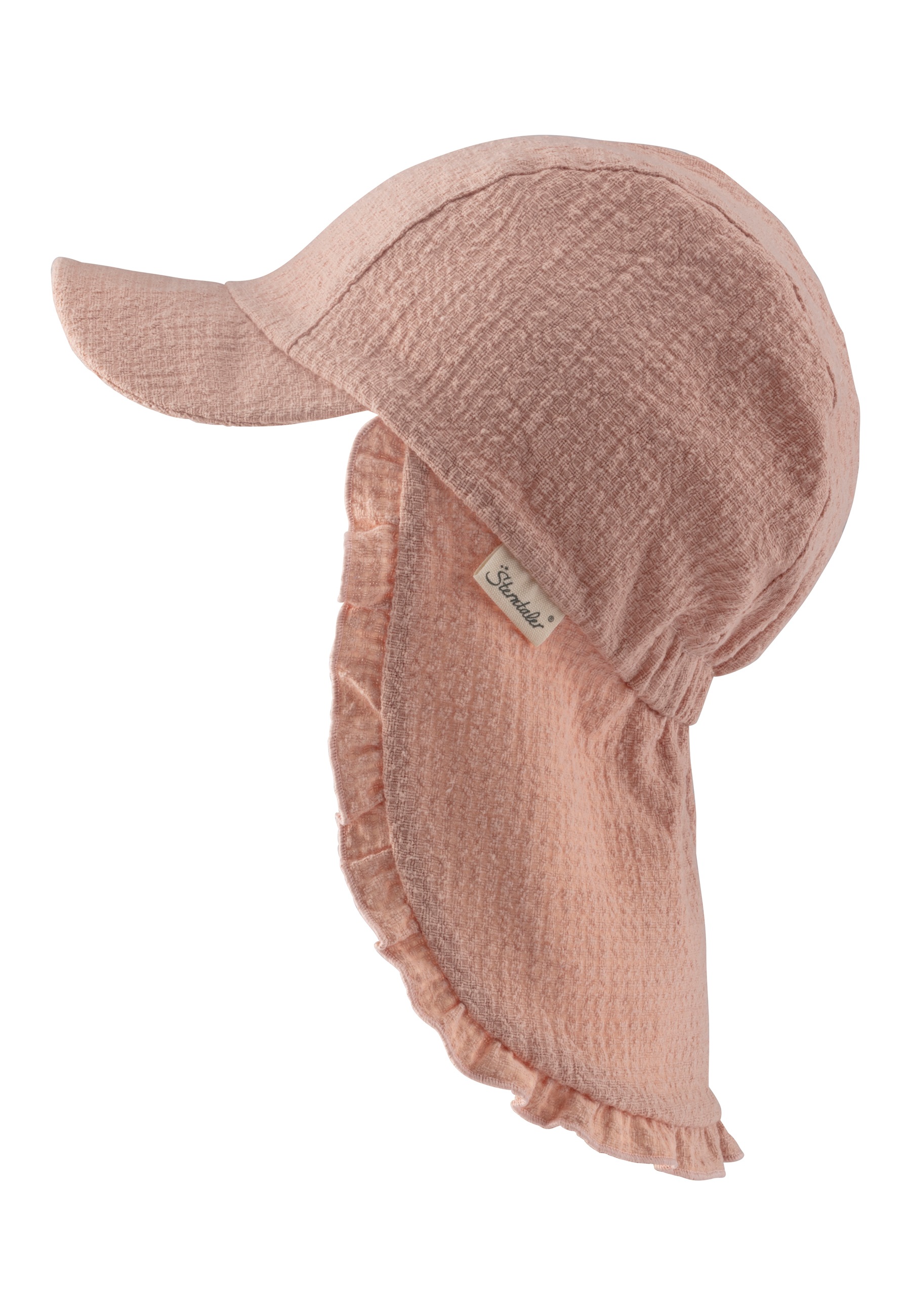 Sterntaler® Schirmmütze »Schirmmütze mit Nackenschutz Rüsche«