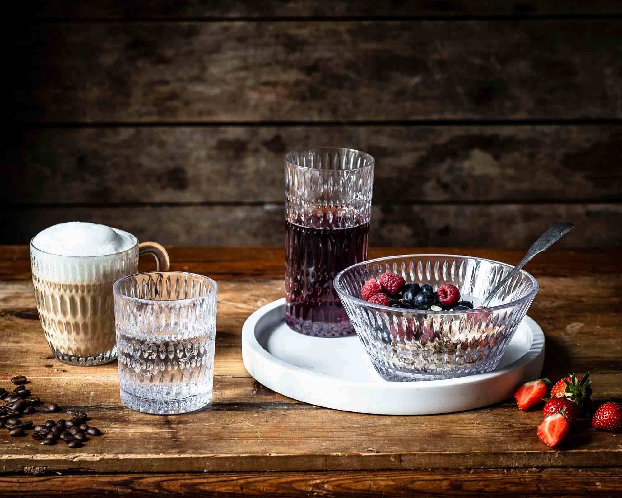 Nachtmann Schale »Schale Ethno ø 16,5 cm 2er Set transparent«
