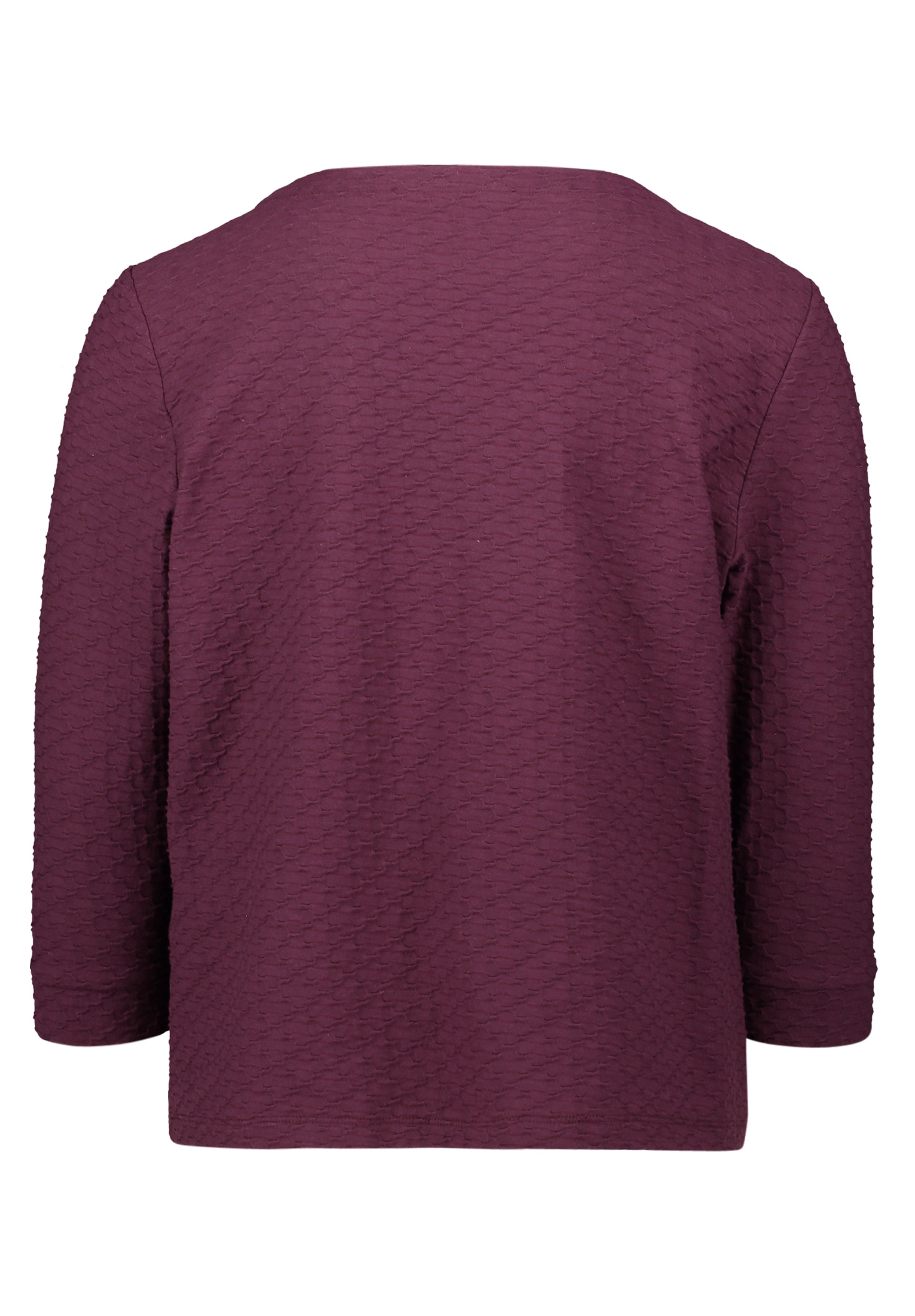 Betty&Co Langarmshirt »Strukturshirt mit Rundhalsausschnitt«