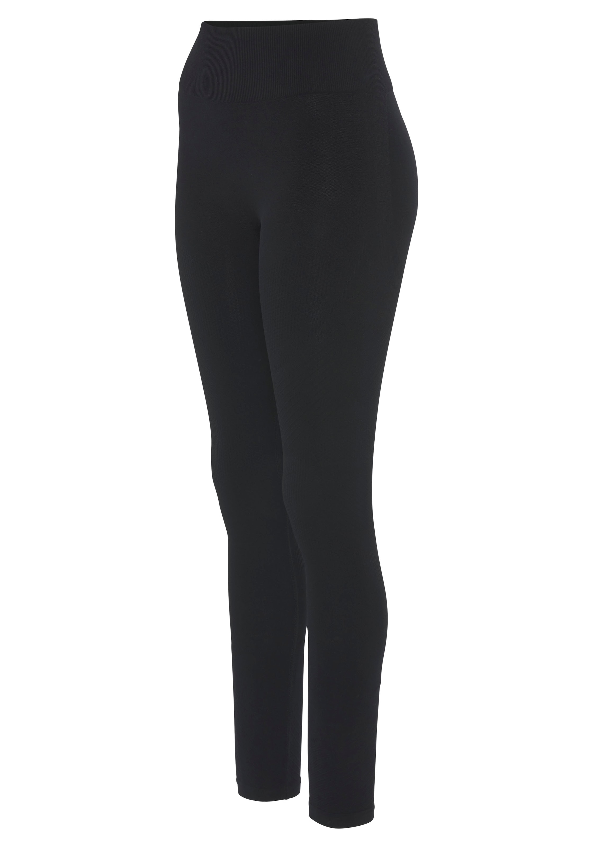 LASCANA Seamless Leggings »Po Push Up«, mit Rippstruktur und Shapingeffekt, Sporthose, Sportleggings