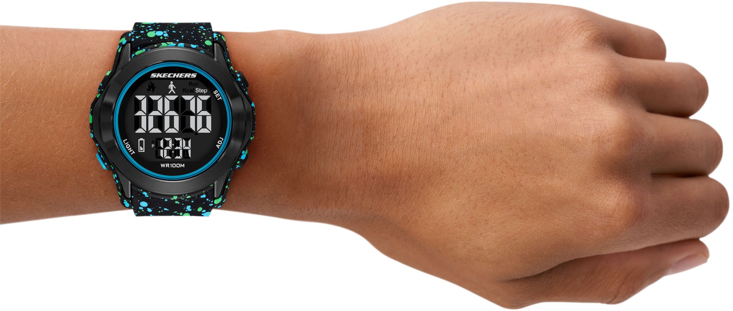 Skechers Chronograph »GALLOWAY«, Quarzuhr, Armbanduhr, Herrenuhr, digital, Beleuchtung