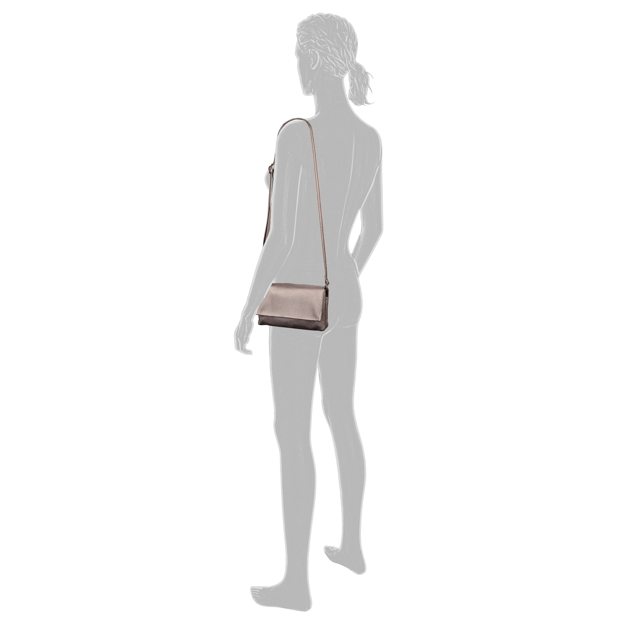 Gabor Abendtasche »Salara«, schlicht und funktional, mit 2 Kammern je nach Anlass variabel tragbar