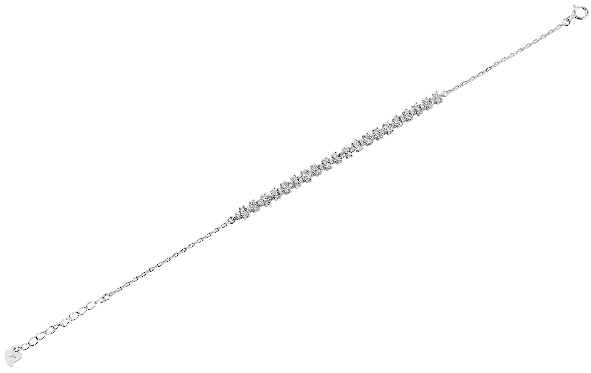 Adelia´s Armband »Damen Armband aus 925 Silber 17+3 cm«
