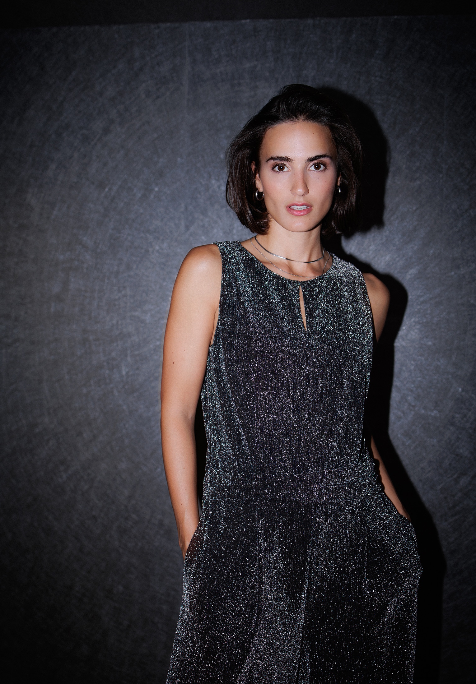 Betty&Co Jumpsuit »Jumpsuit ohne Arm«