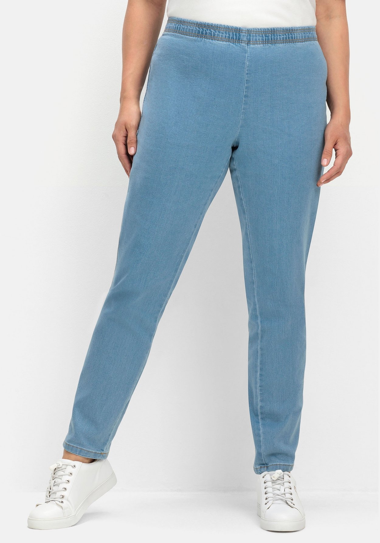 Jeansjeggings »Schmale Jeans mit Stretchbund, in schmaler Beinform«, mit Stretchbund,...