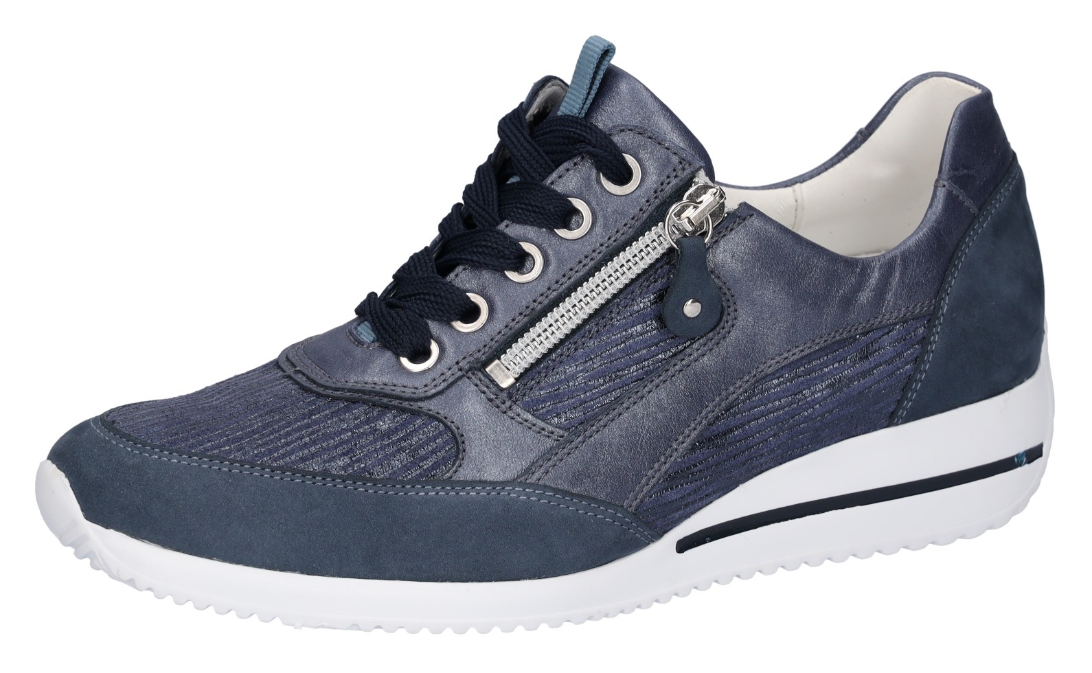 Waldläufer Damen Keilsneaker »HIMONA« in blau, Größe 5,5 (38,5)