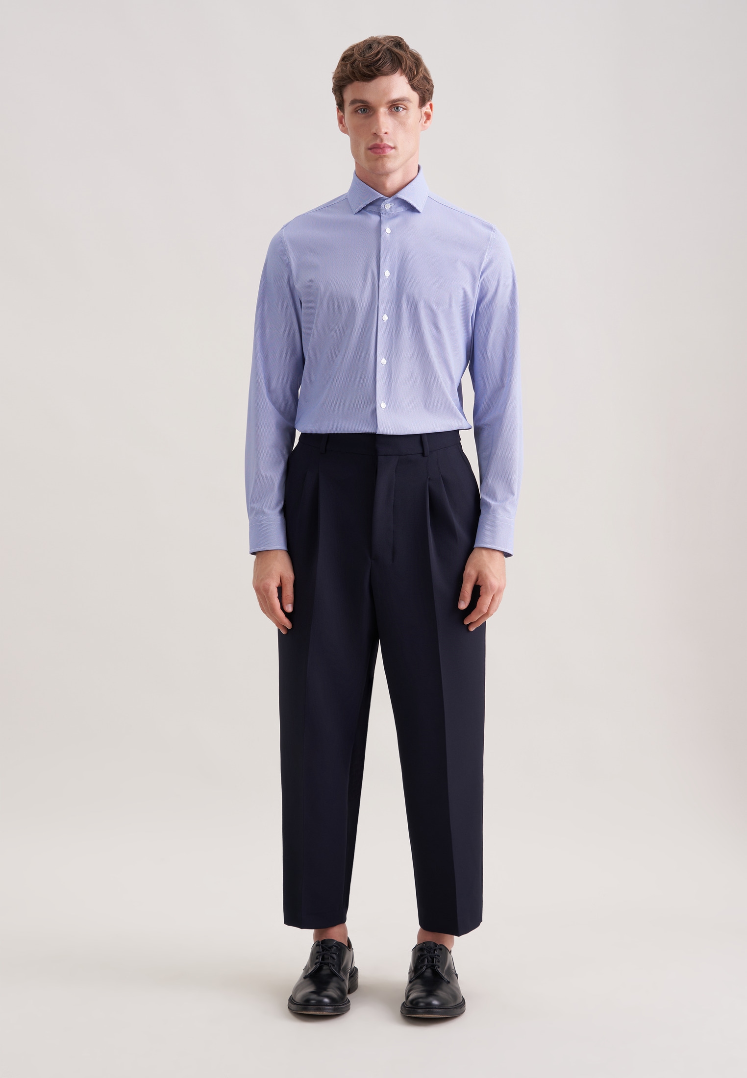 seidensticker Businesshemd »Schwarze Rose« Slim 1/1 Kentkragen Druck