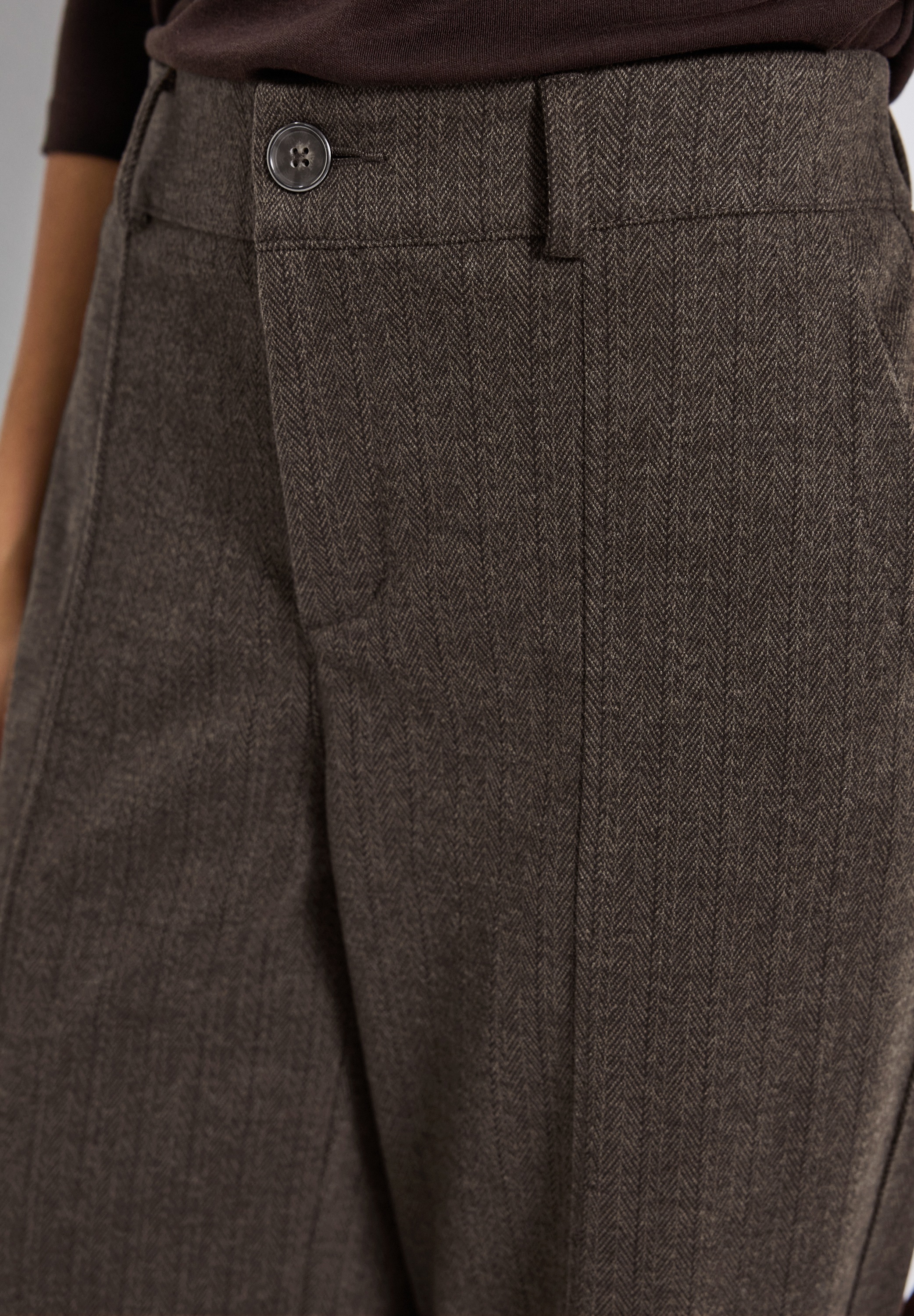 STREET ONE Stoffhose  im Nadelstreifen-Look