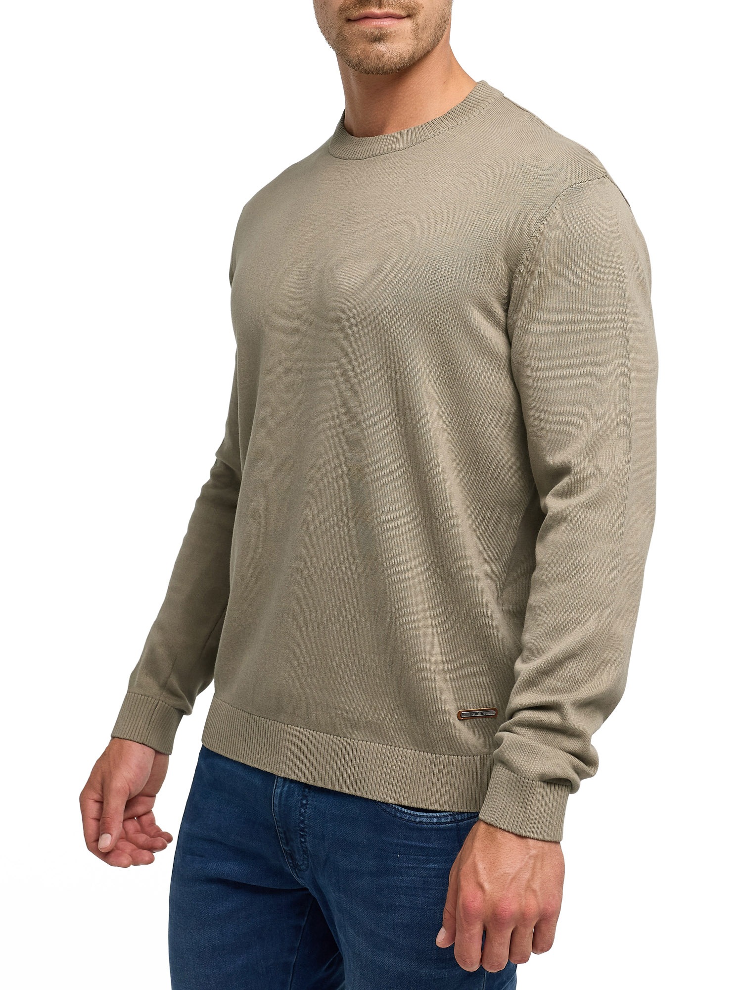 Indicode Rundhalspullover »INArkmill o-neck« Baumwolle, regular fit