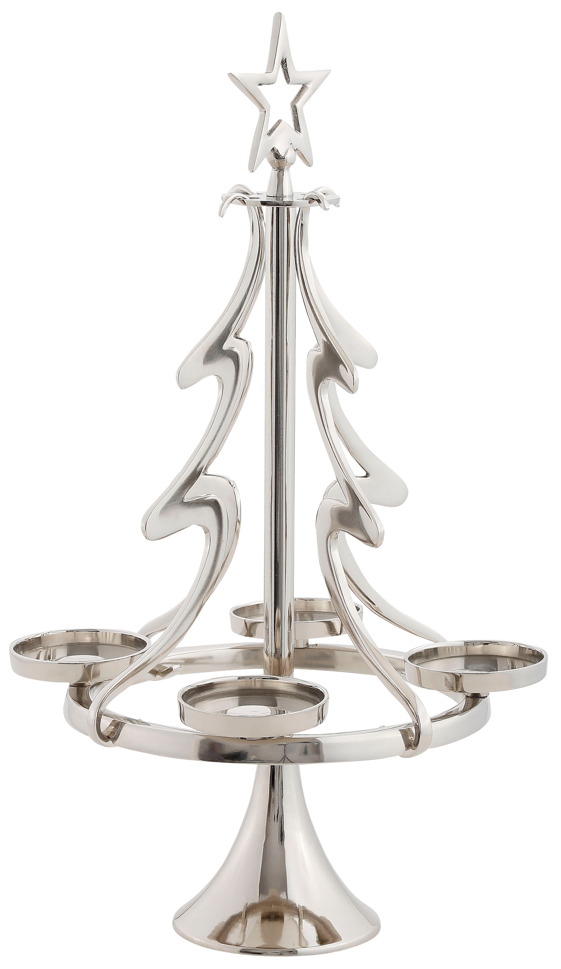 my home Adventsleuchter »Jason, kaufen St.), Kerzenhalter (1 Tannenbaum im aus bei Aluminium OTTO besonderen Weihnachtsdeko«, Design