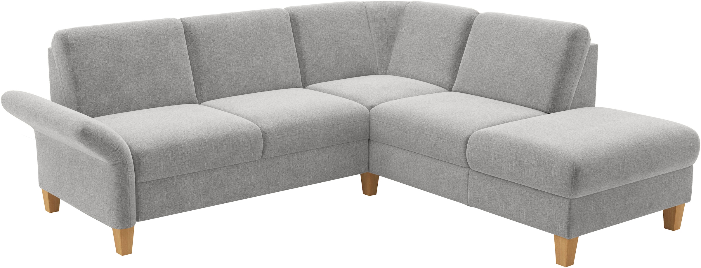 Home affaire Ecksofa »Rochelle, L-Form«, wahlweise mit Armteilverstellung, Bettfunktion und Bettkasten