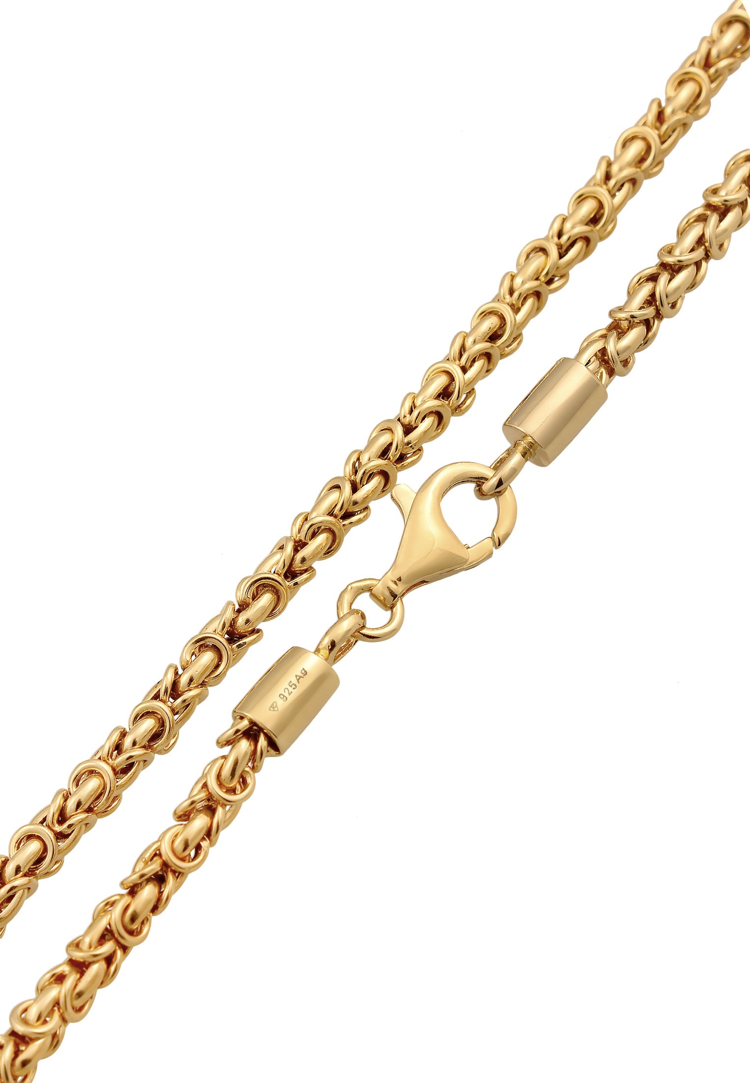 Kuzzoi Silberkette »Halskette Herrenschmuck Gliederkette Oxidiert 925 Silber«