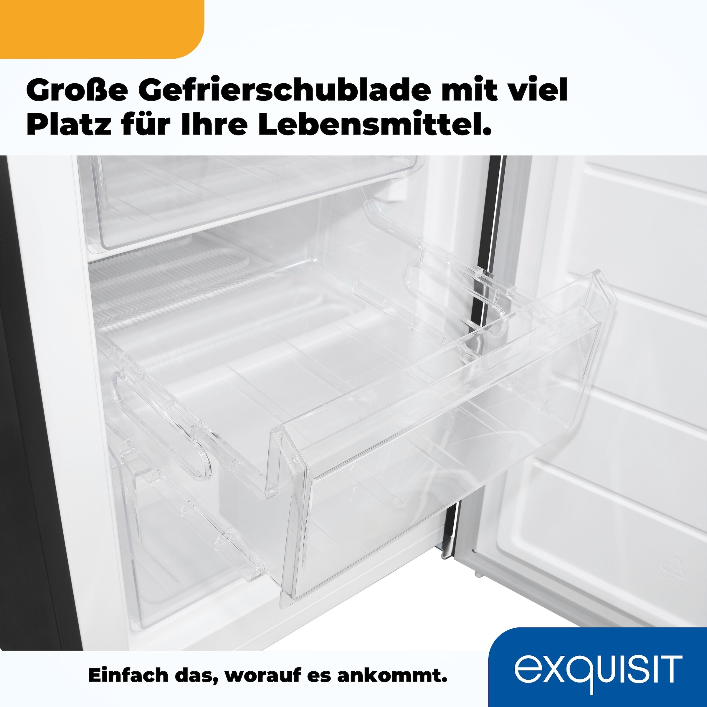 exquisit Kühl-/Gefrierkombination »KGC265-70-040D inoxlook-az«