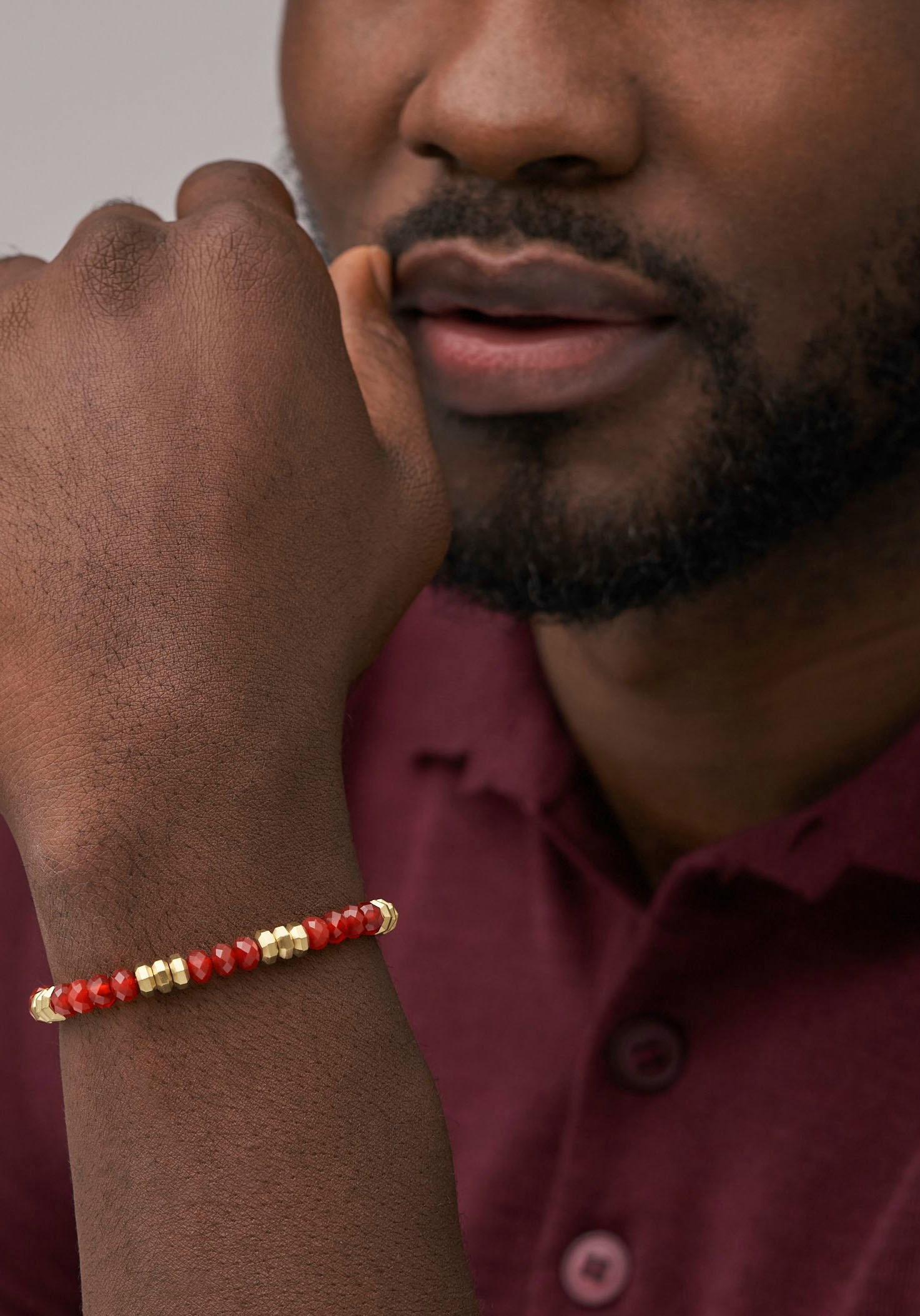 Fossil Armband »JEWELRY ALL STACKED UP, JF04602040, JF04606710«, mit Agate