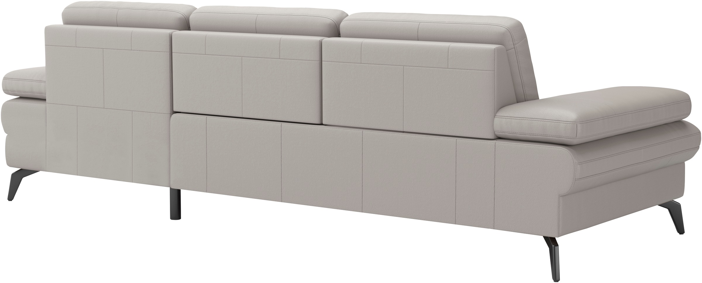 sit&more Ecksofa »Morris L-Form, inkl. Sitztiefenverstellung«, wahlweise mit Armteilverstellung, Bettfunktion & Bettkasten