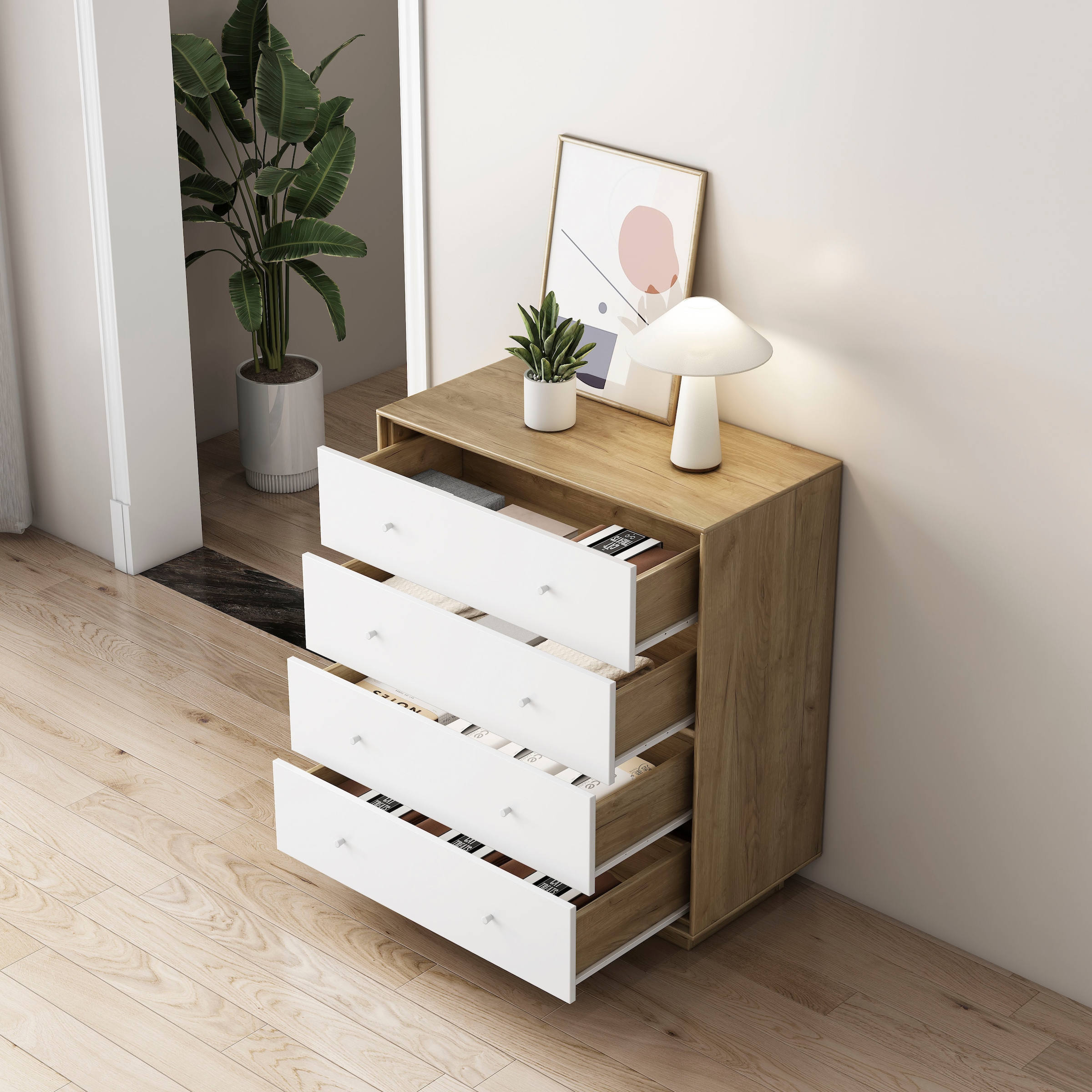 OTTO home Kommode »Blaire« kratzfeste Melaminoberfläche, ABS-Kanten und FSC-zertifiziertem Holz