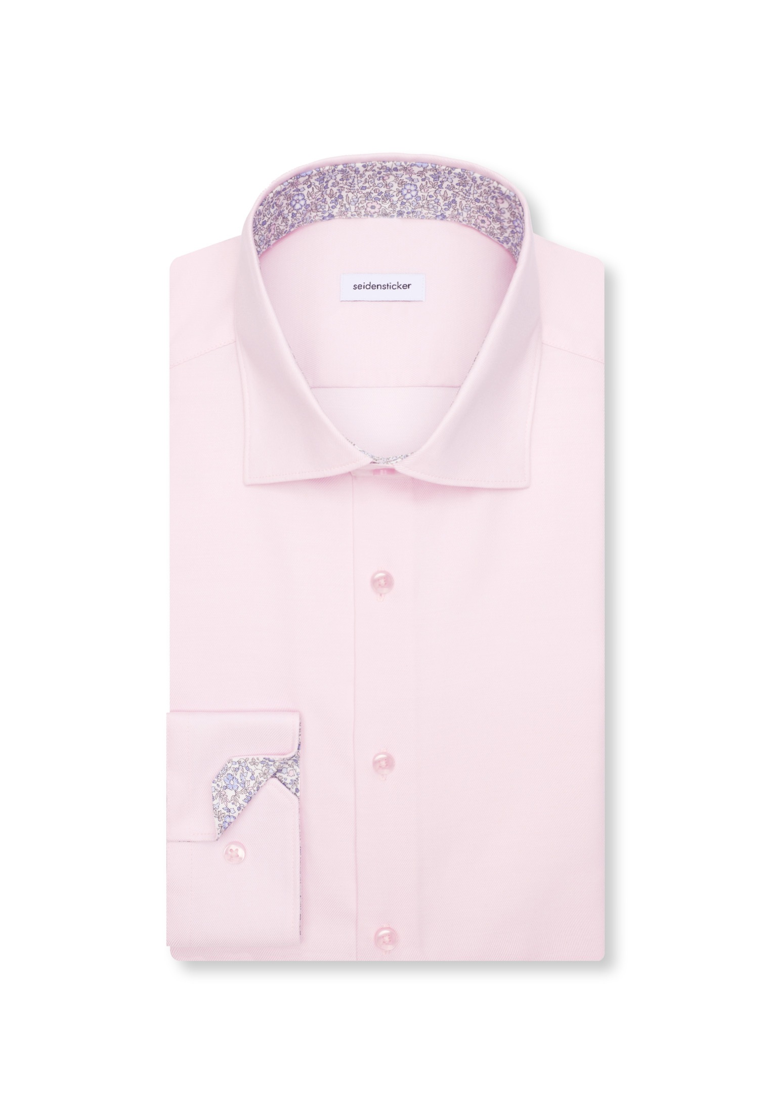 seidensticker Businesshemd »Schwarze Rose« Shaped 1/1 Kentkragen Uni