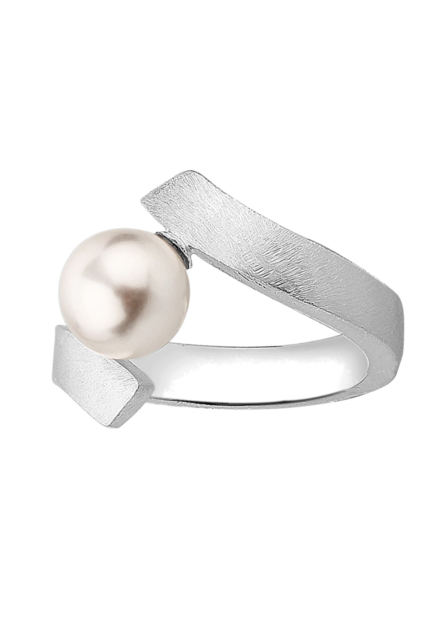 Nenalina Perlenring »Ring Synthetische Perle 925 Silber«