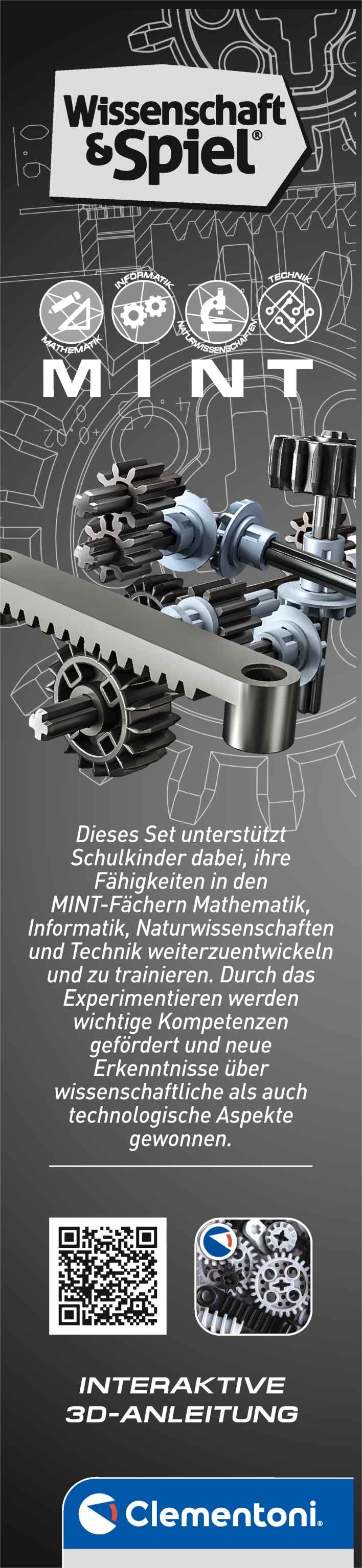 Clementoni® Modellbausatz »Mechanik Labor, Monster Truck« Made in Europe