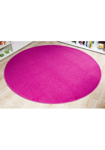 Living Line Teppich »Trend«, rund, 8 mm Höhe, weicher Velours, große Farbauswahl,... kaufen