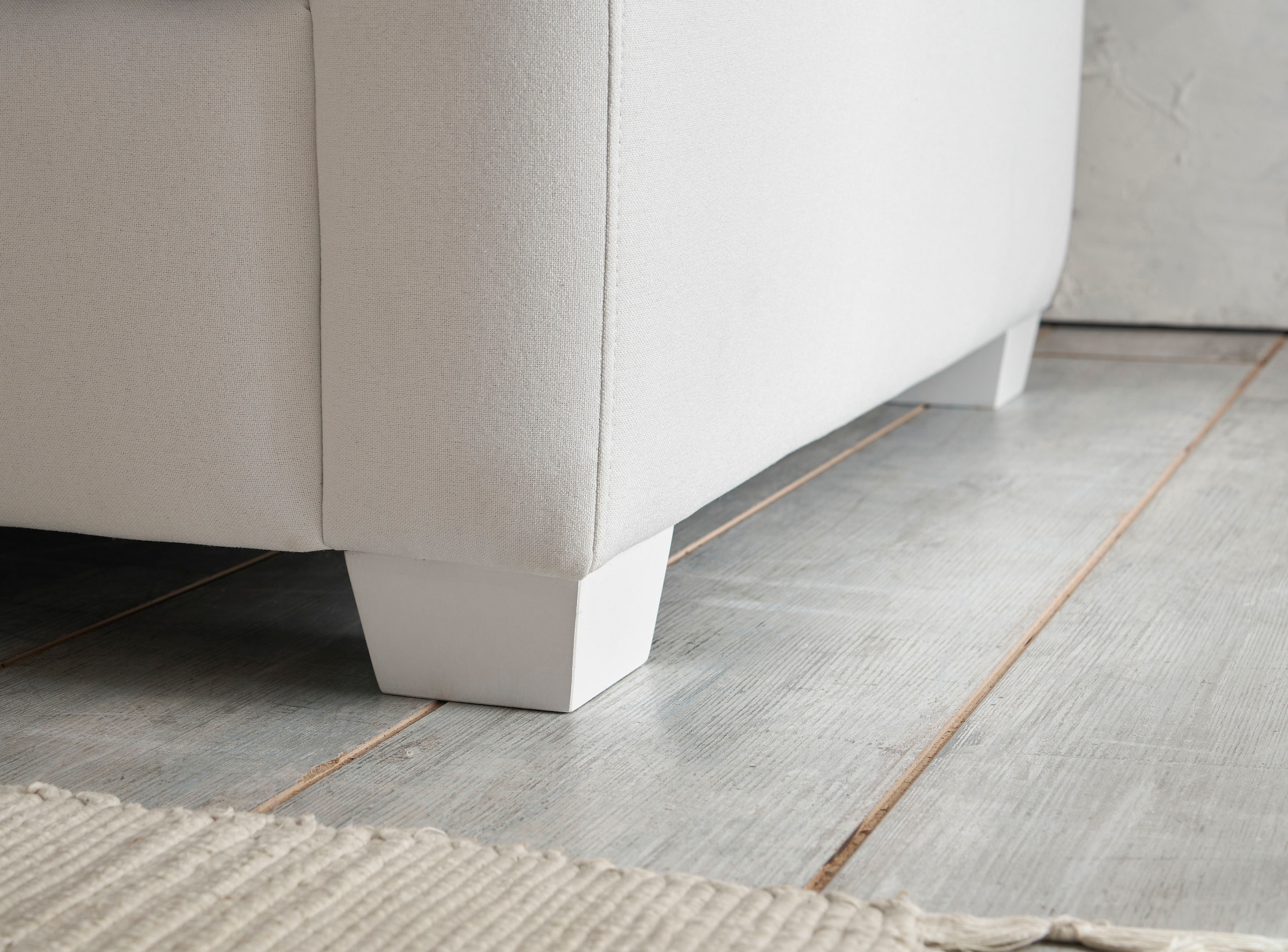 Home affaire Sessel »CALIFORNIA«, maritimer Landhausstil, Sessel mit Holzfüßen Weiß lackiert