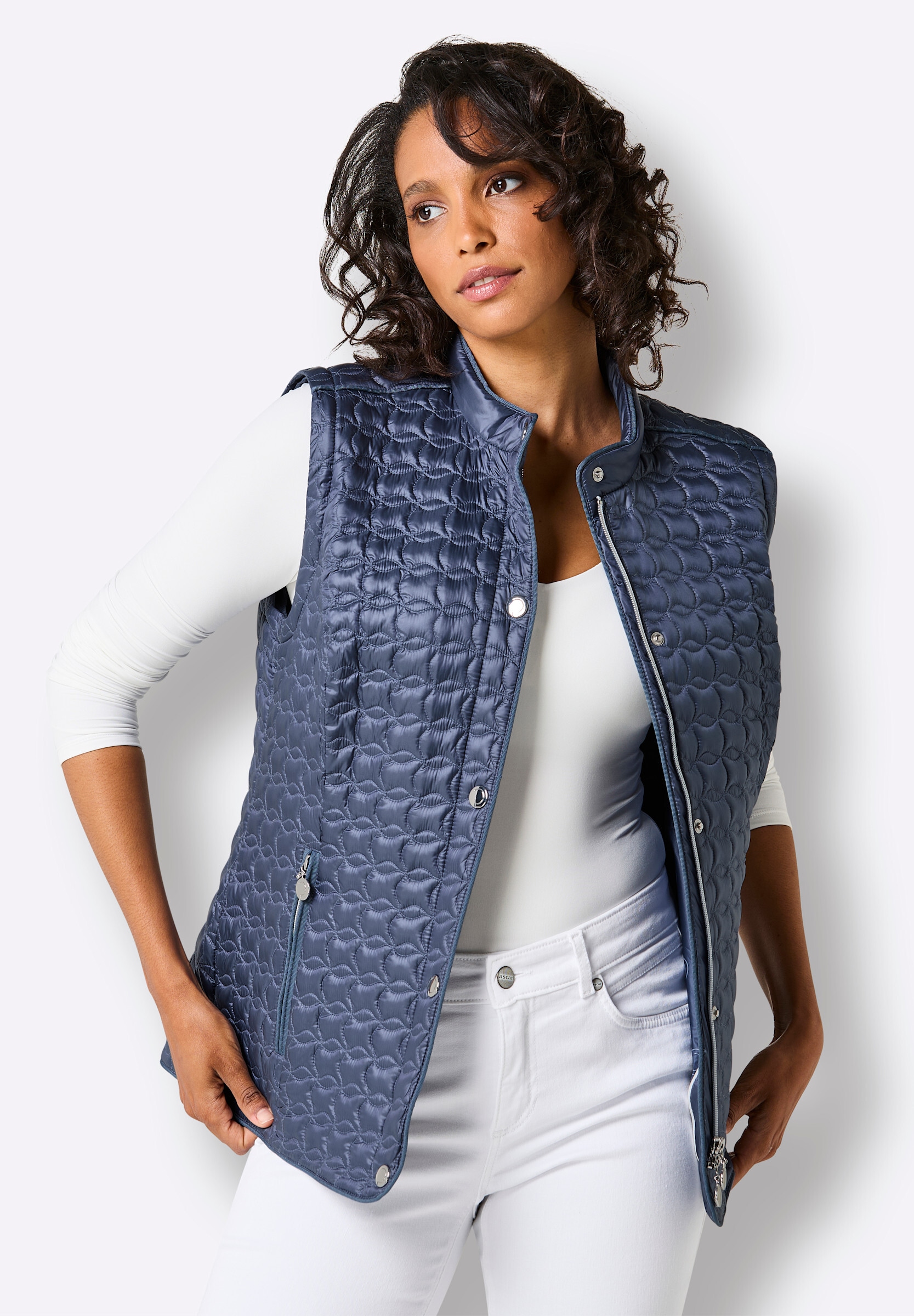 creation L Daunenjacke »Daunen-Jacke Leichtdaunenjacke mit abnehmbaren Ärmeln« keine Angabe