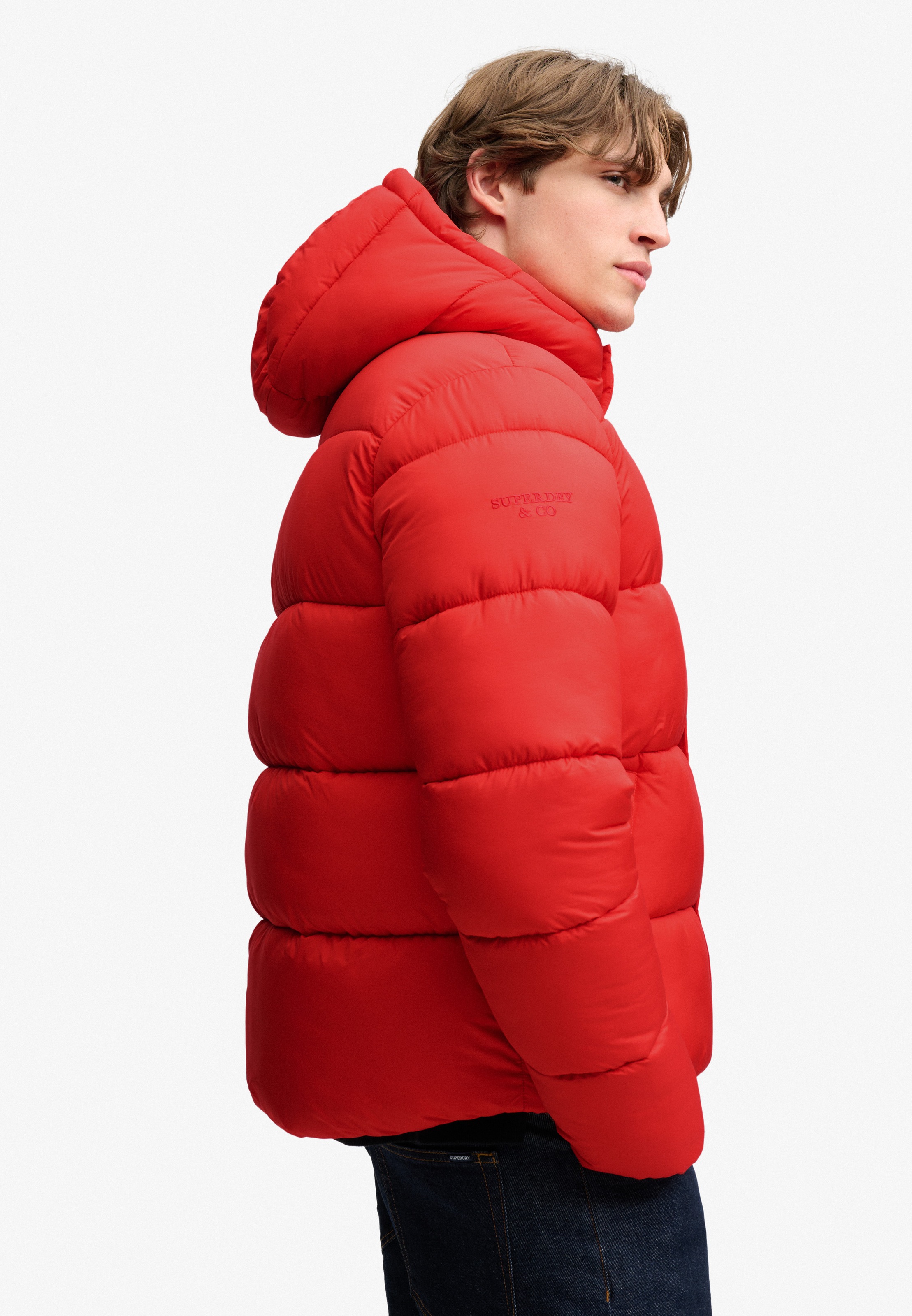 Superdry Steppjacke »PREMIUM RIPSTOP PUFFER JKT« mit Kapuze Kunstfaser, relaxed fit