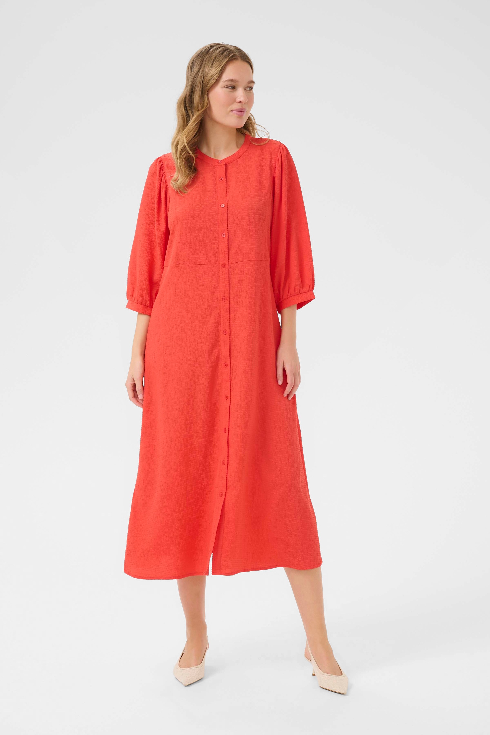 KAFFE Midikleid »Kleid BPzofia«