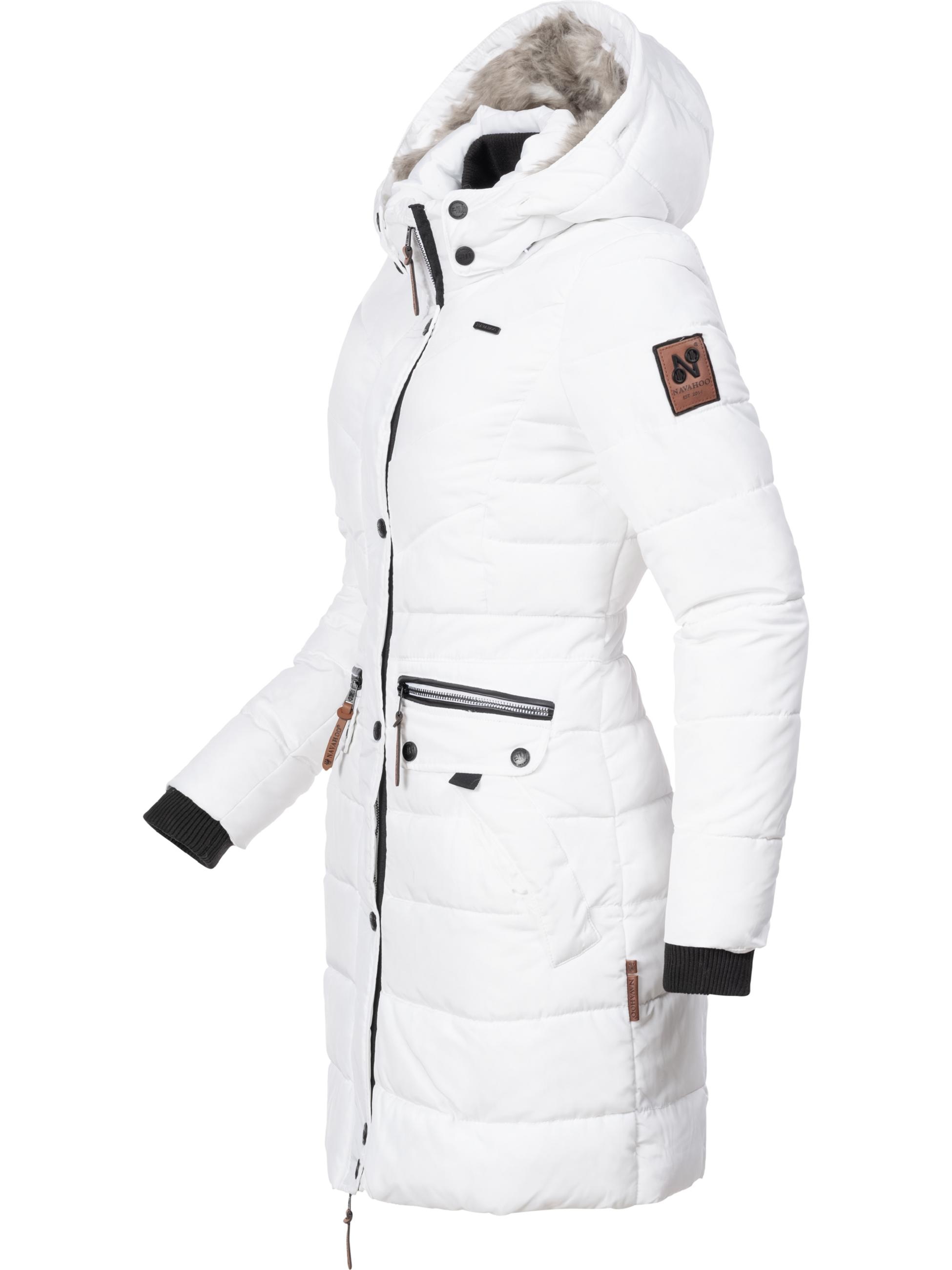 Navahoo Steppmantel »Steppmantel Paula«, stylischer Winter Parka m. edlem Fellimitat