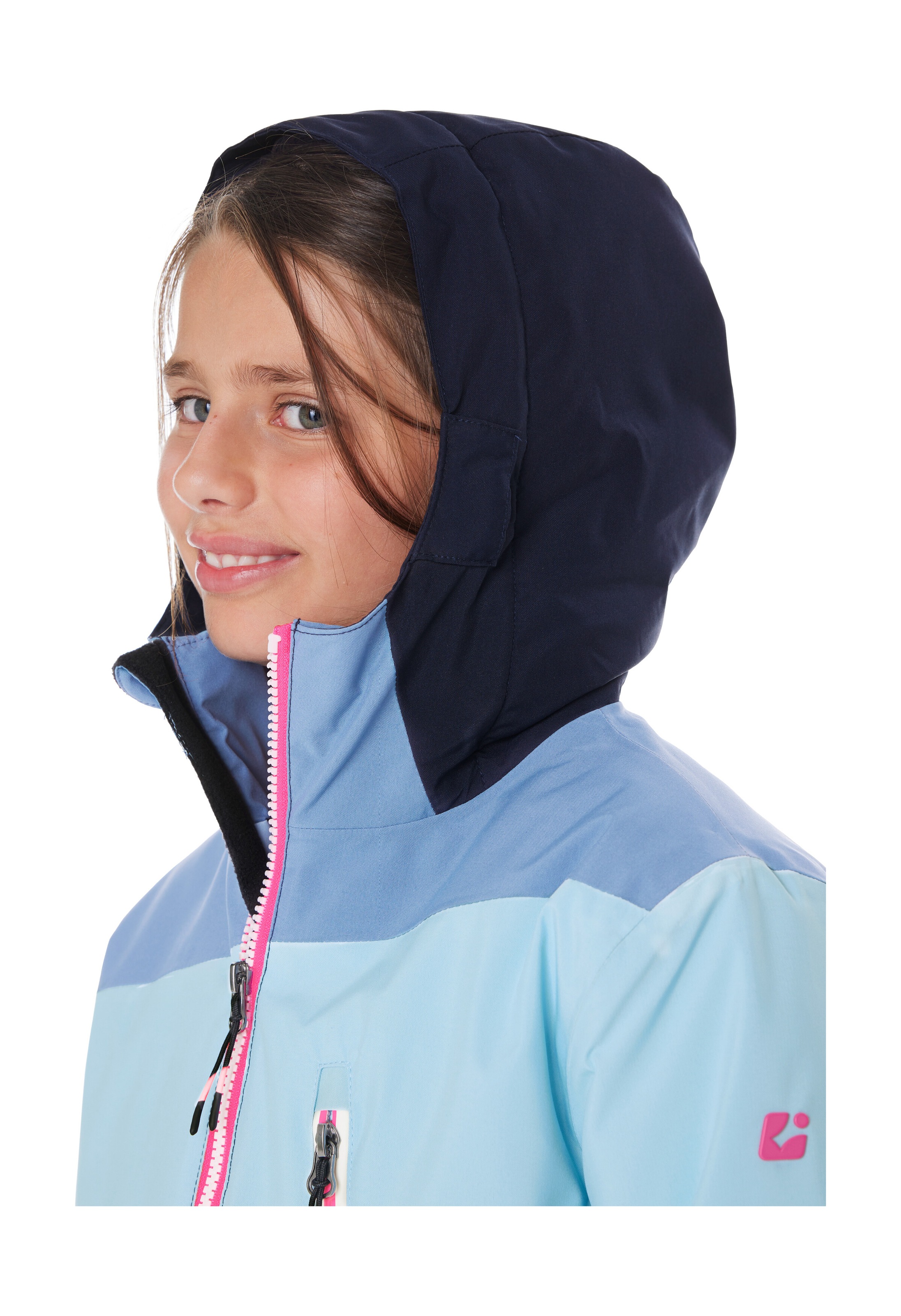 Killtec Skijacke »KSW 331 GRLS SKI JCKT« Atmungsaktive, wasserdichte Jacke mit Fleece-Innenseite, Skipasstasche