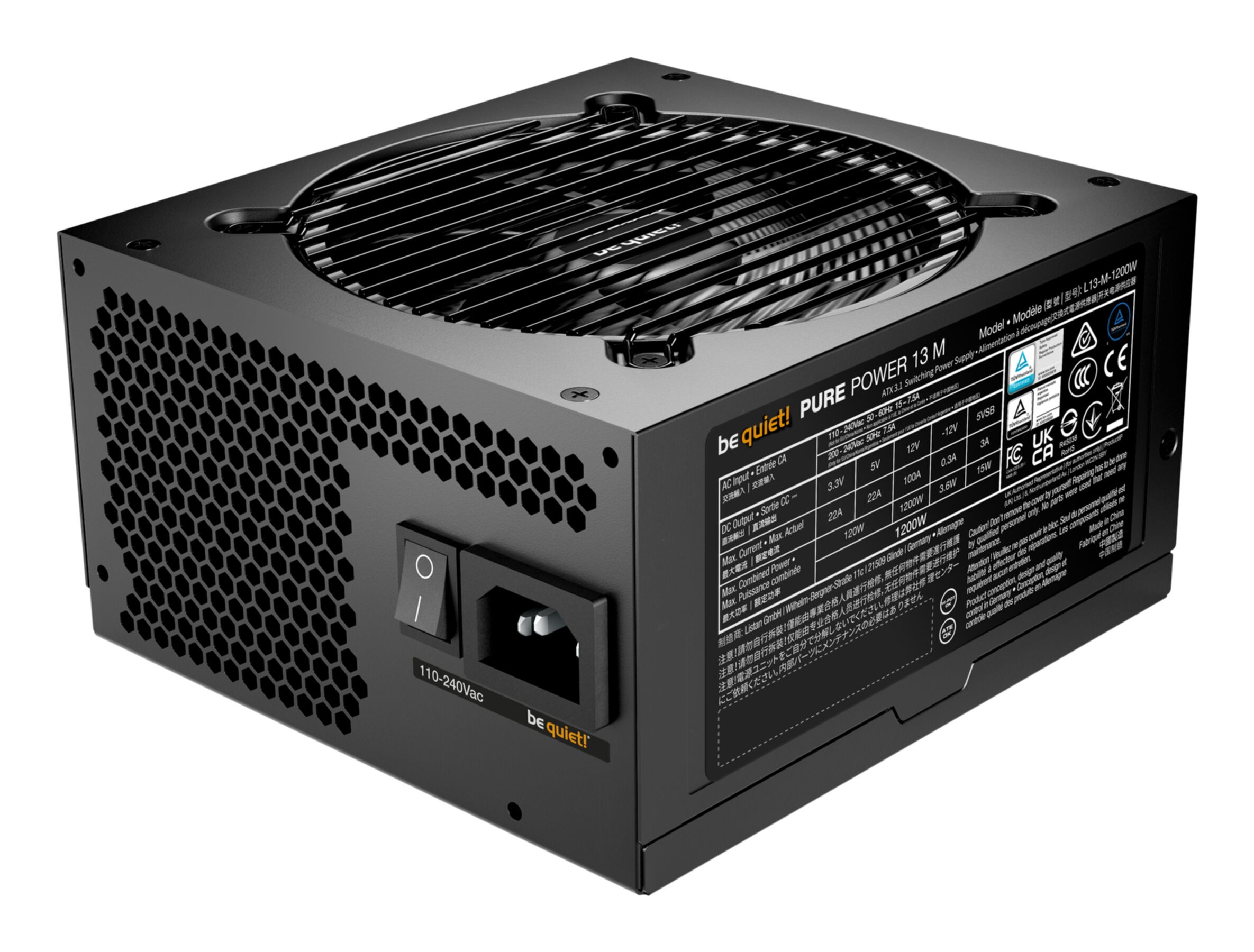 be quiet! Netzteil »Pure Power 13 M  1200W«