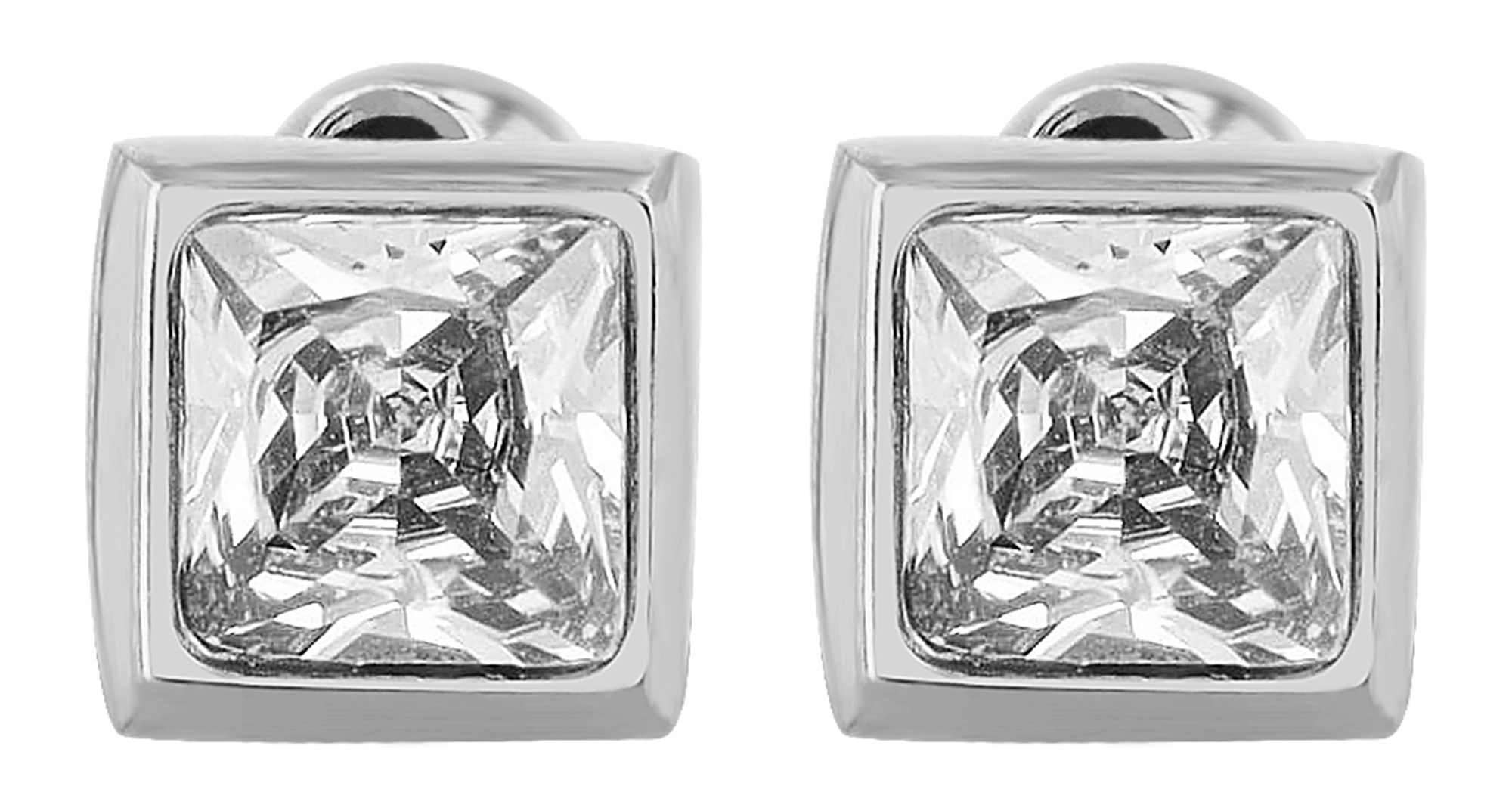 Adelia´s Paar Ohrstecker »Damen Ohrringe ¿ Ohrstecker aus Edelstahl mit Zirkonia«