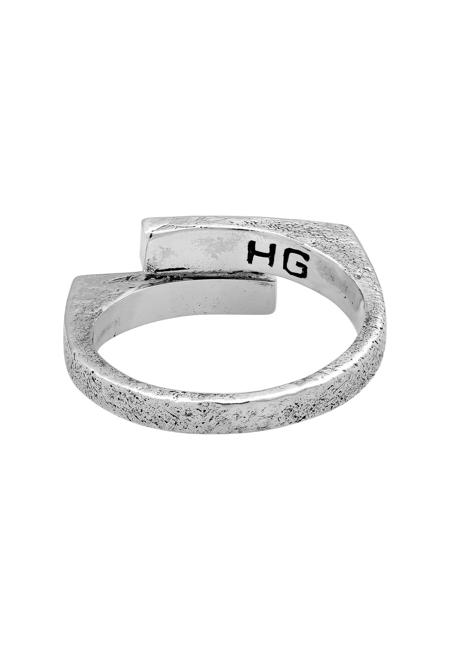 HAZE & GLORY Silberring »Ring Siegelring - Mantra Vintage Look 925 Silber«