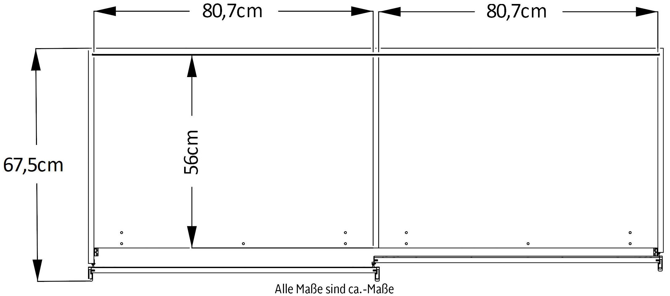 STAUD Schwebetürenschrank »Sinfonie Plus, edles Design in hochwertiger Qualität, Made in Germany« Mit vier verschiedenen Ausstattungsvarianten