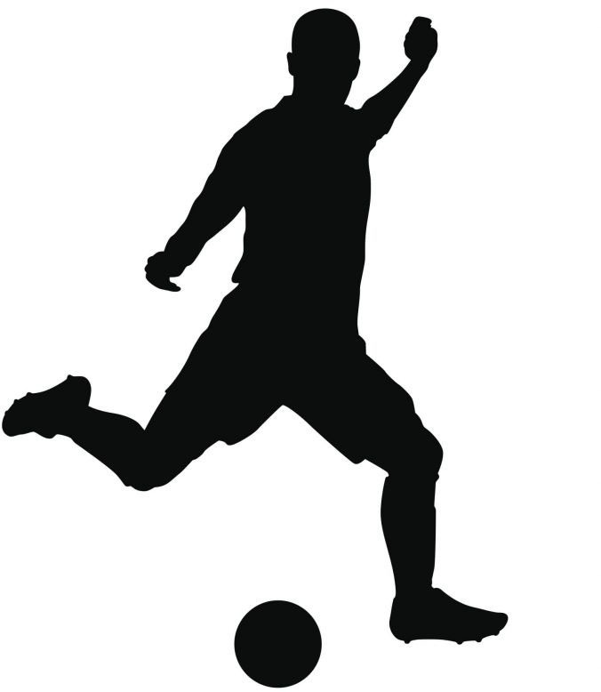 Wall-Art Wandtattoo »Fußball Wandaufkleber Fußballer«