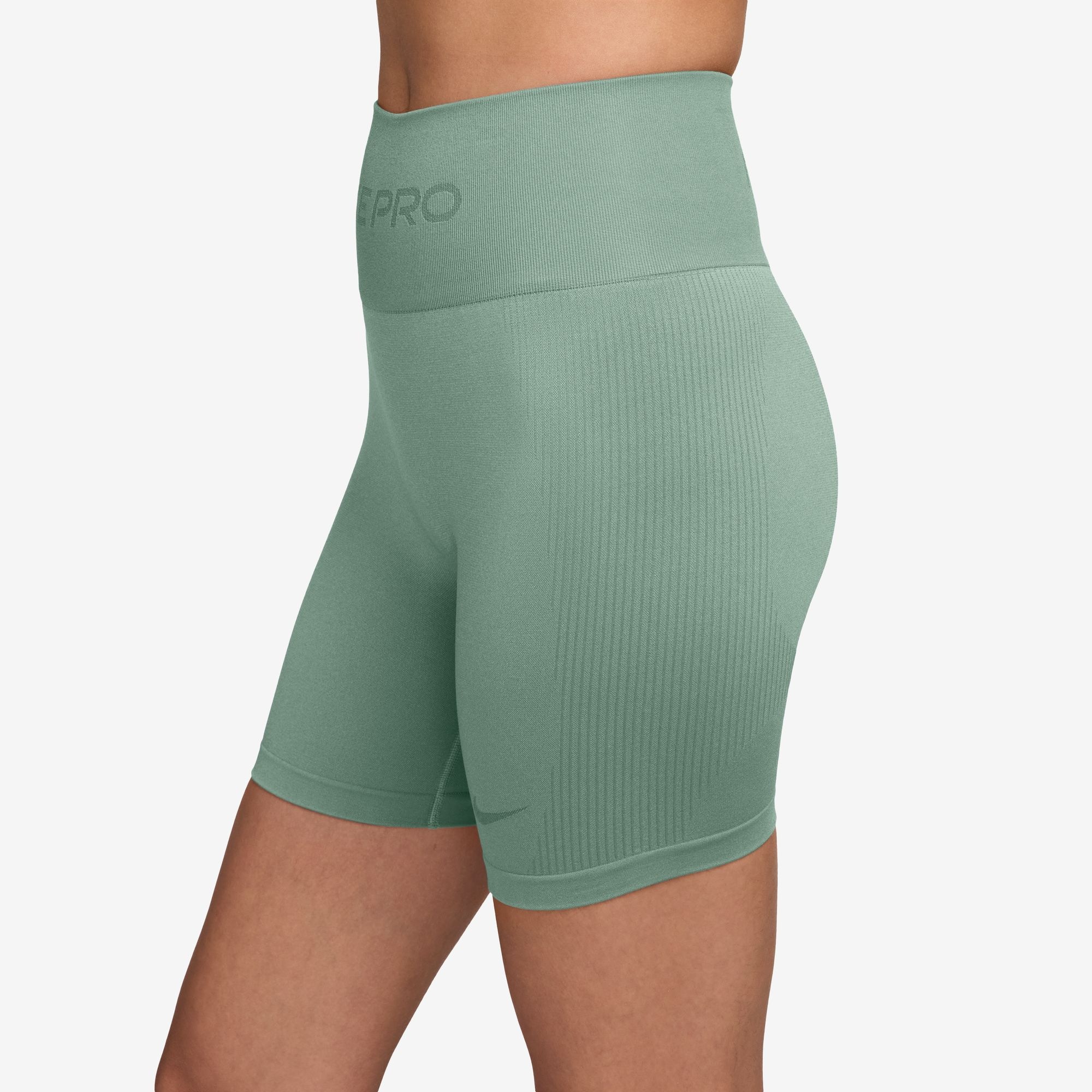 Nike Trainingstights »Nike Pro Seamless Women's Dri-FIT High-Waisted 5" Biker Shorts«  nahtloses Design, hoher Bund