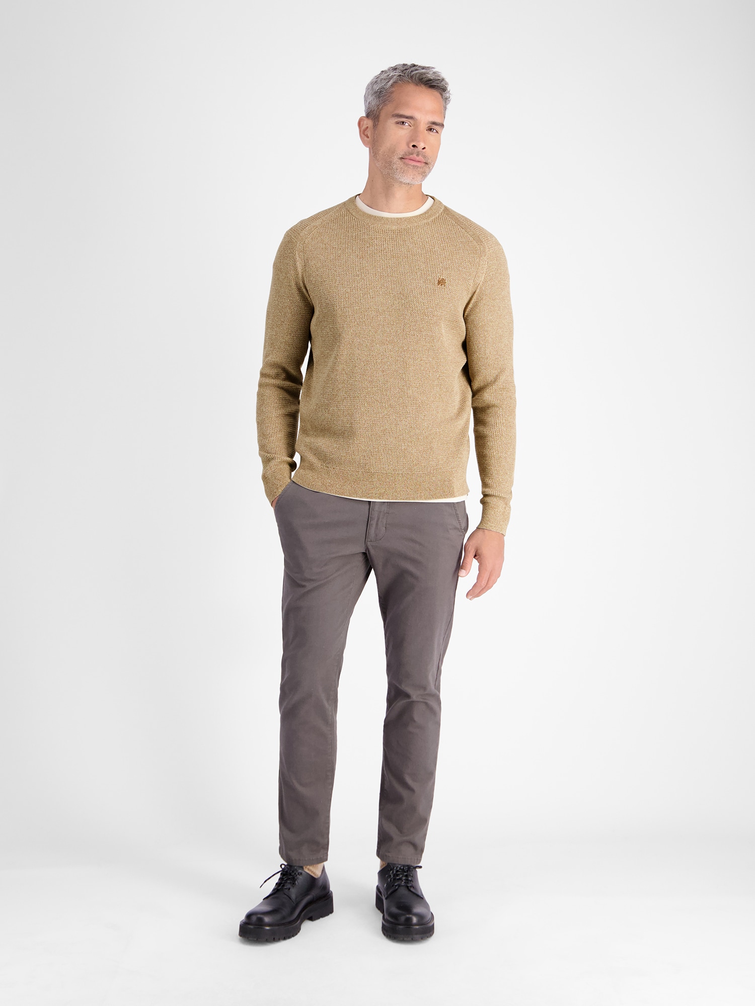 LERROS Strickpullover »LERROS Herren Strickpullover in Strukturqualität«
