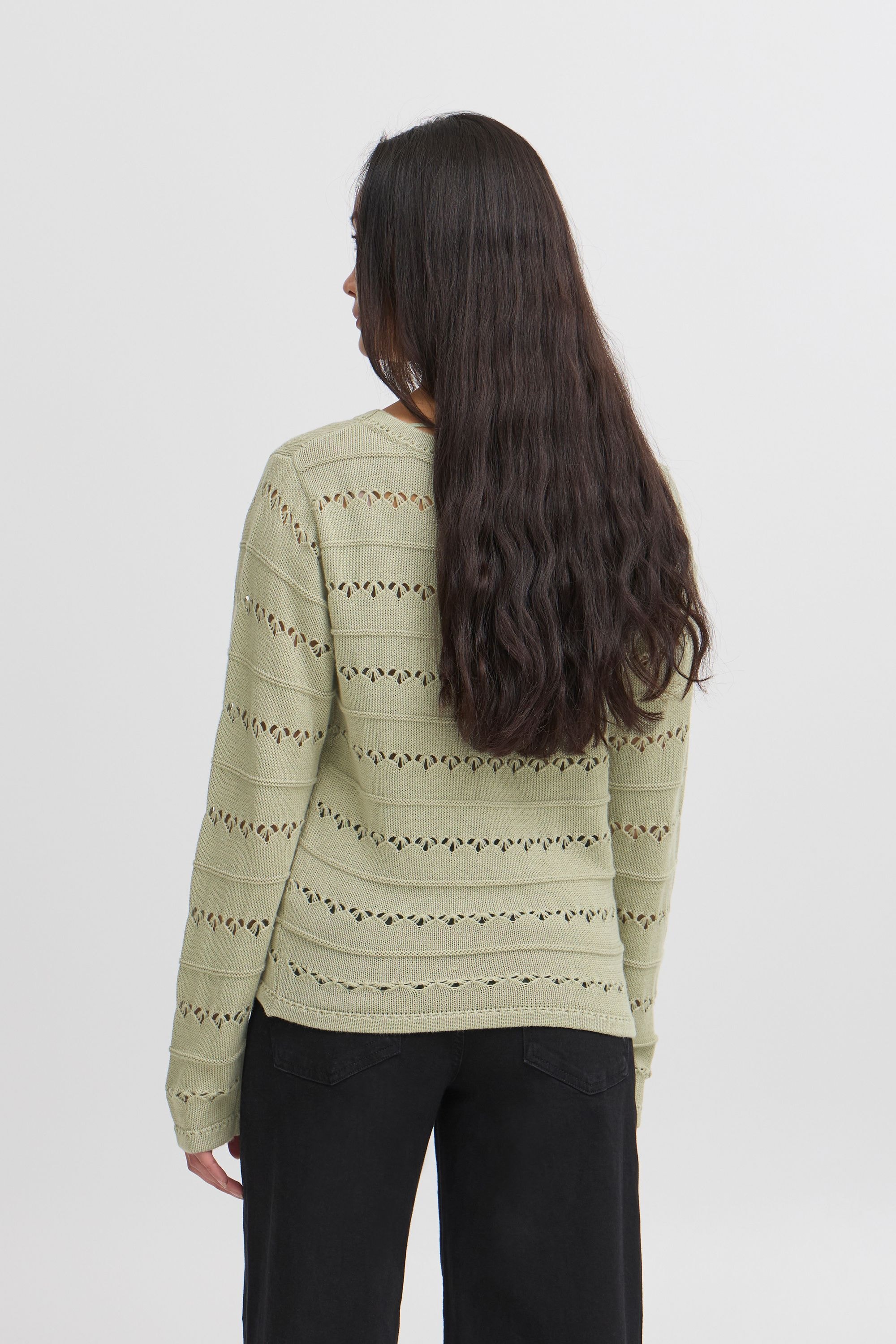 Ichi Strickfleece-Pullover »Strickpullover IHLALUHA«