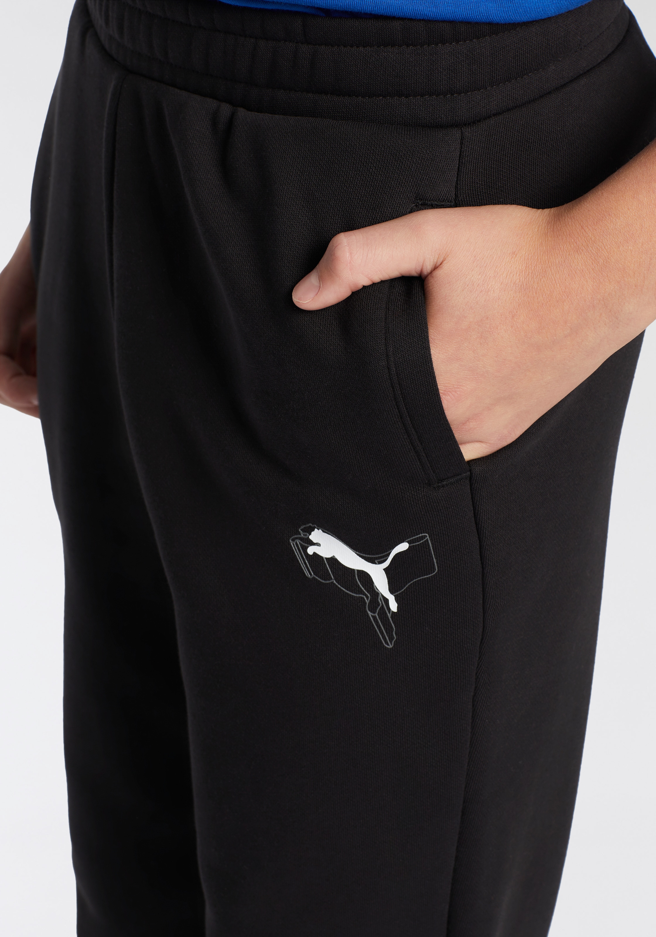 PUMA Trainingshose »ESS+ LOGO LAB CAT SWEATPANTS FL CL B«