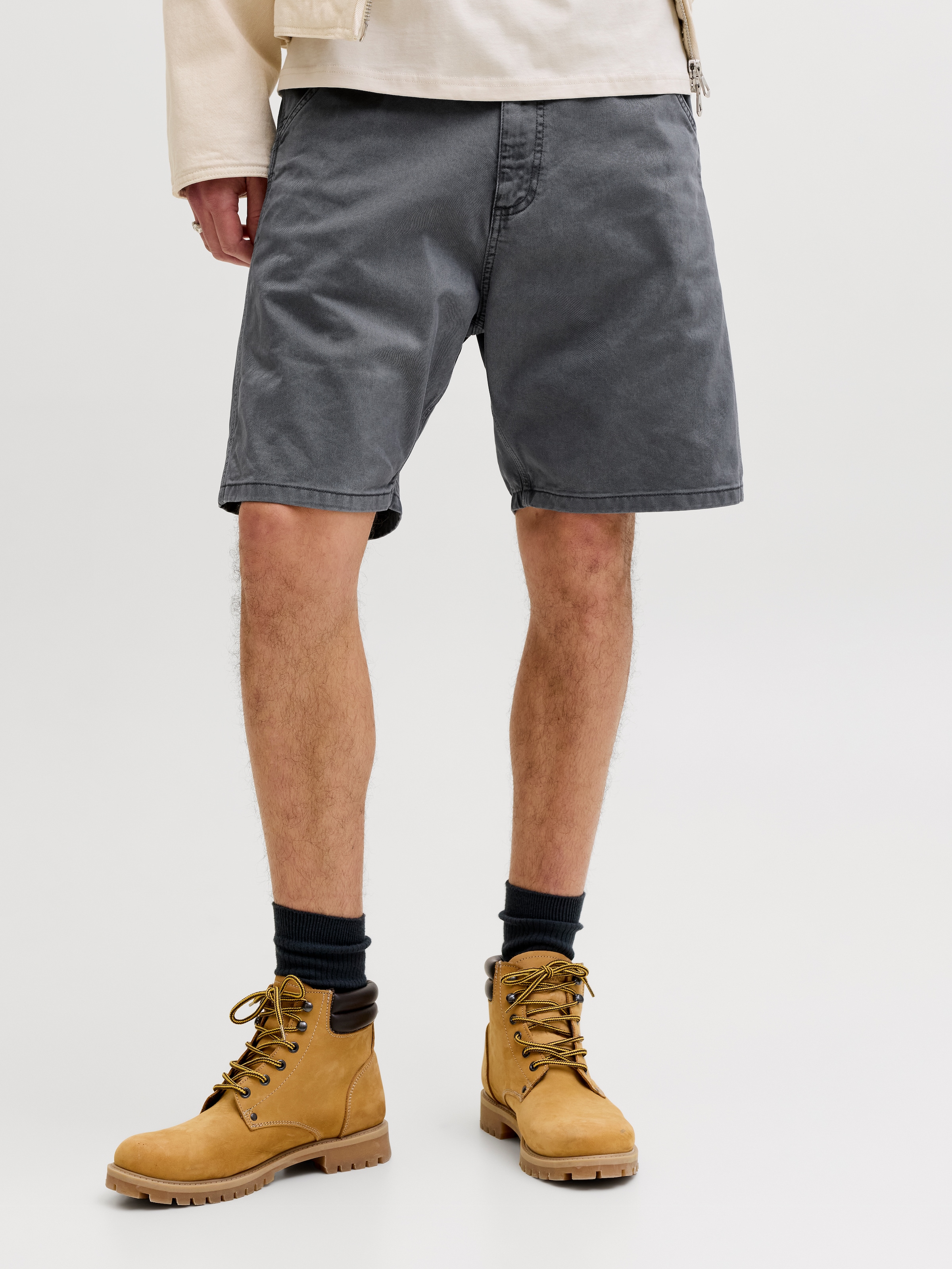 Jack & Jones Chinoshorts »JPSTTONY RAYE WORKER SHORT MID SN«  Baumwolle, 5-Pocket Style